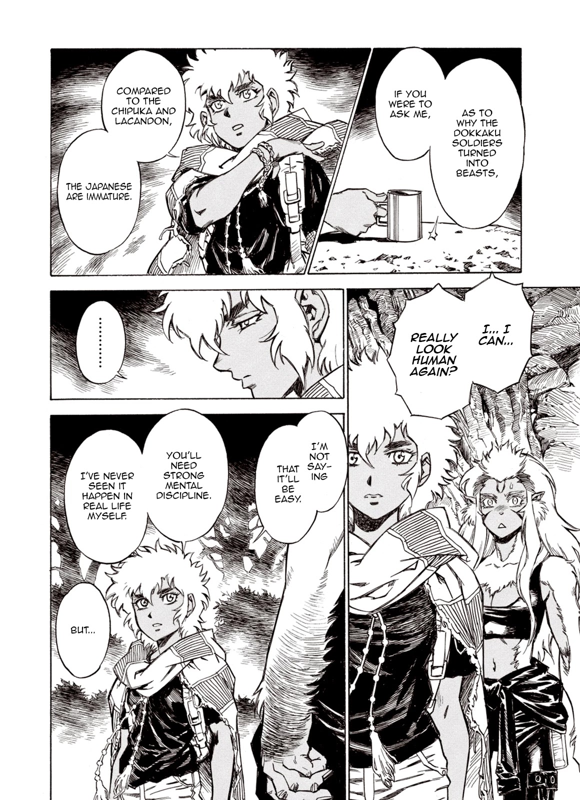 Kouya ni Kemono Doukokusu Chapter 93 page 10 - Chapter 93: Human [END]