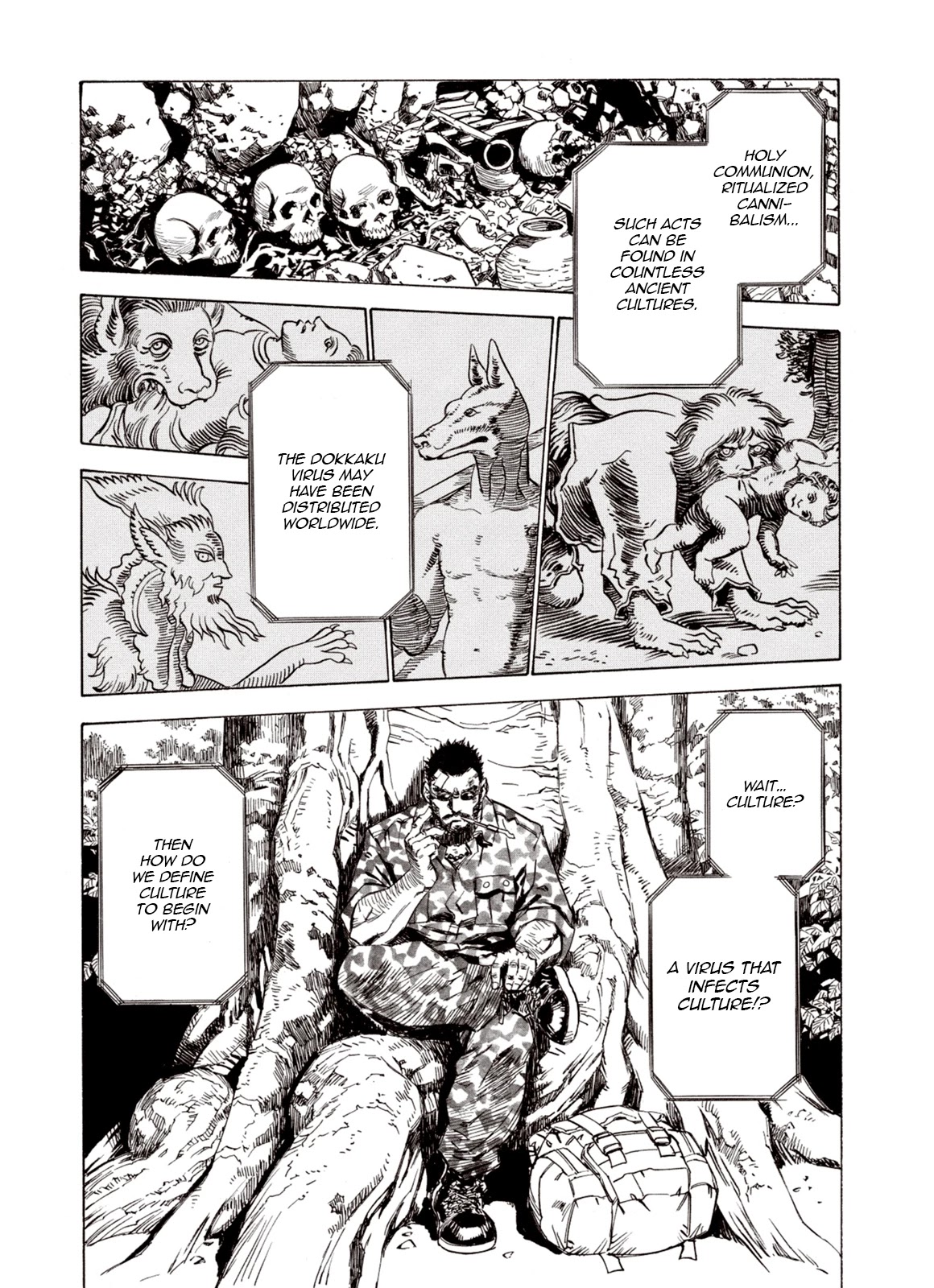 Kouya ni Kemono Doukokusu Chapter 93 page 18 - Chapter 93: Human [END]