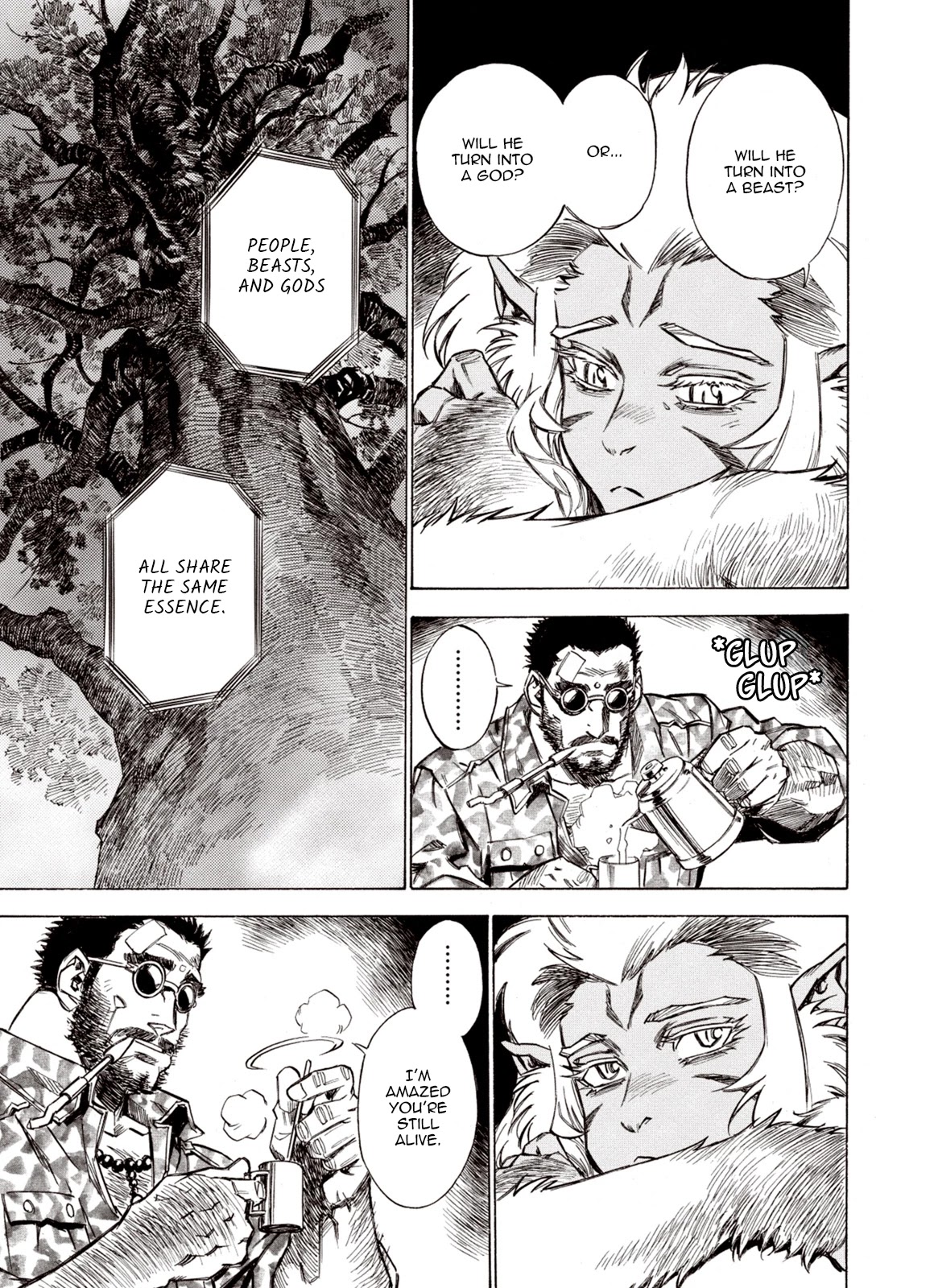 Kouya ni Kemono Doukokusu Chapter 93 page 3 - Chapter 93: Human [END]