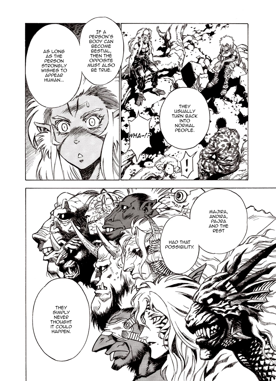 Kouya ni Kemono Doukokusu Chapter 93 page 8 - Chapter 93: Human [END]