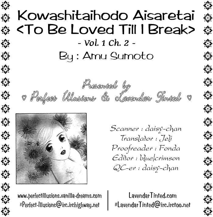 Kowashitaihodo Aisaretai Chapter 2 page 1 - Chapter 2