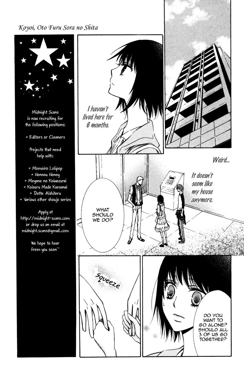 Koyoi Oto Furu Sora no Shita Chapter 4 page 10 - Chapter 4
