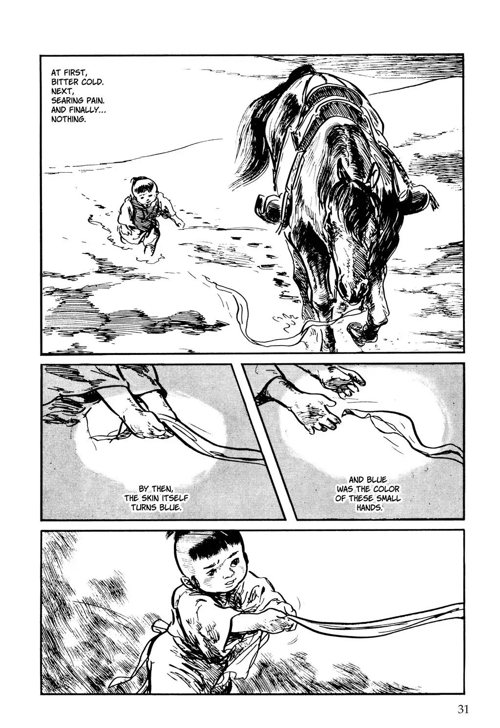 Kozure Ookami Chapter 117 page 28 - Chapter 117: Child of the Fields