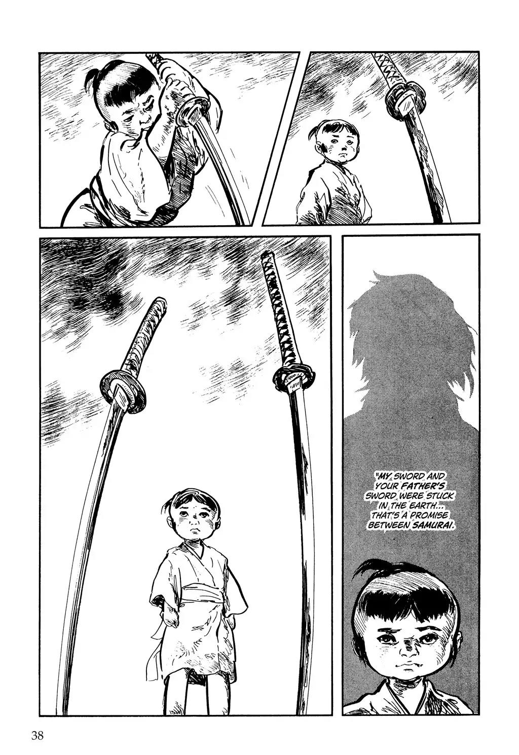 Kozure Ookami Chapter 117 page 35 - Chapter 117: Child of the Fields