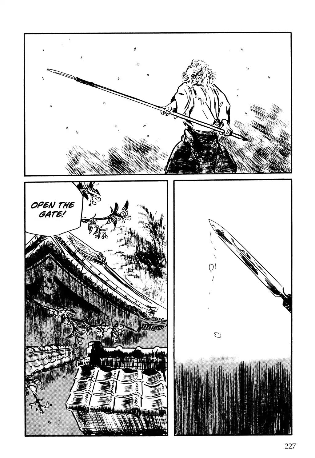 Kozure Ookami Chapter 120 page 38 - Chapter 120: The Last Cherry Blossoms