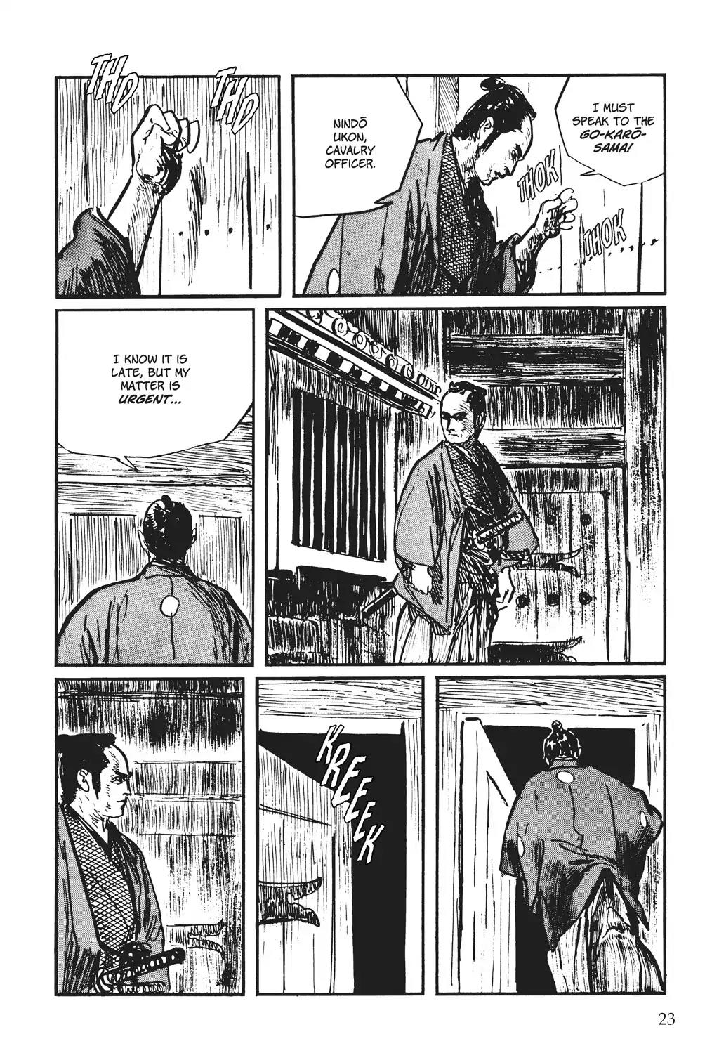 Kozure Ookami Chapter 128 page 21 - Chapter 128: Tales Of The Grass: Nindo Ukon