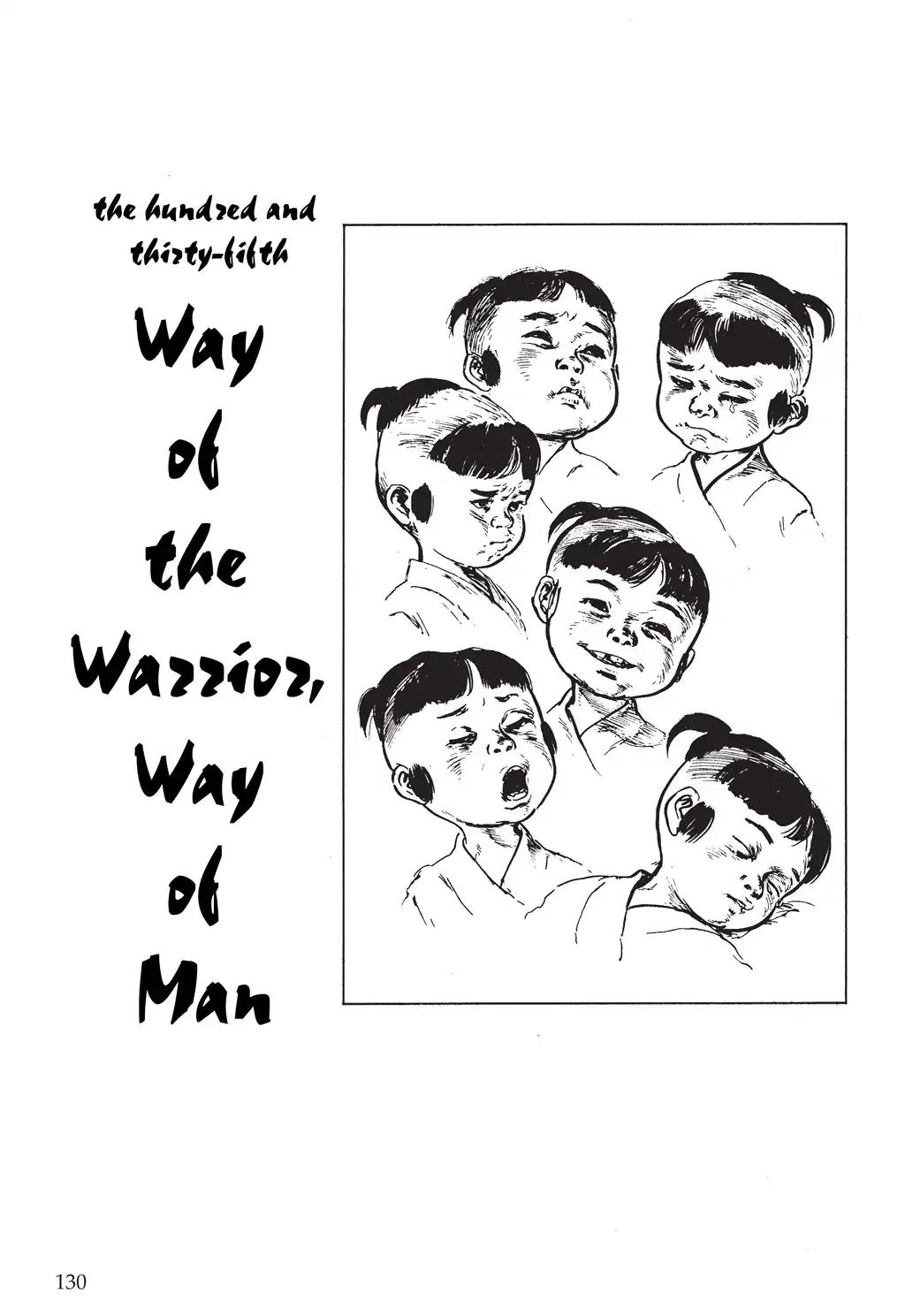 Kozure Ookami Chapter 135 page 1 - Chapter 135: Way Of The Warrior, Way Of Man