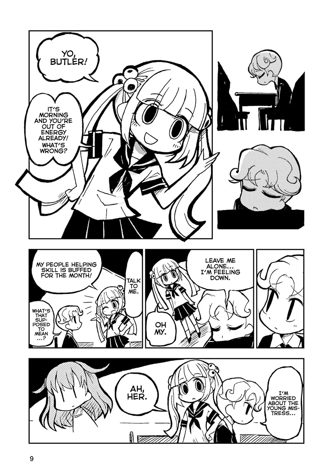 Kraunessa the Black Stagne Chapter 1 page 11 - Chapter 1: Young Mistress Arc, First Half