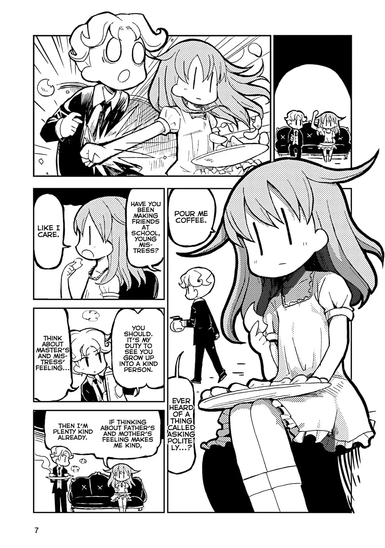 Kraunessa the Black Stagne Chapter 1 page 9 - Chapter 1: Young Mistress Arc, First Half