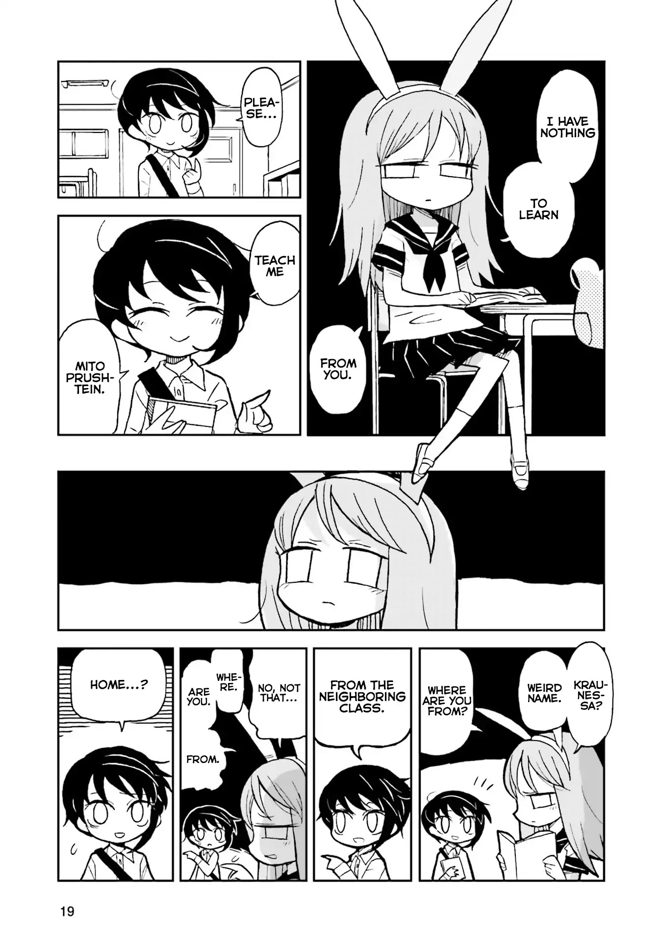 Kraunessa the Black Stagne Chapter 5 page 21 - Chapter 5: Mito Kusahara Arc, First Half