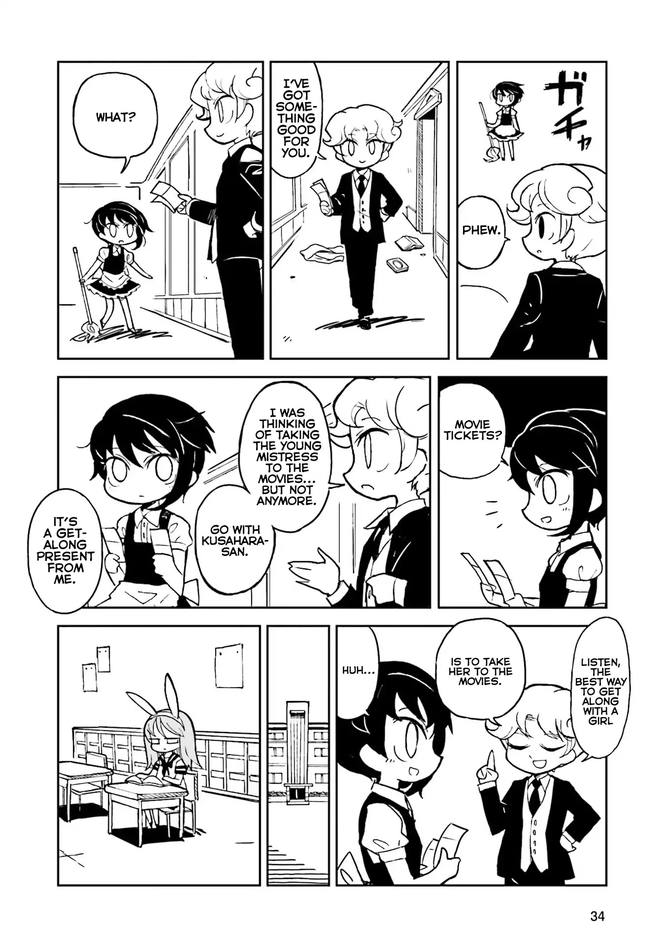 Kraunessa the Black Stagne Chapter 5 page 36 - Chapter 5: Mito Kusahara Arc, First Half