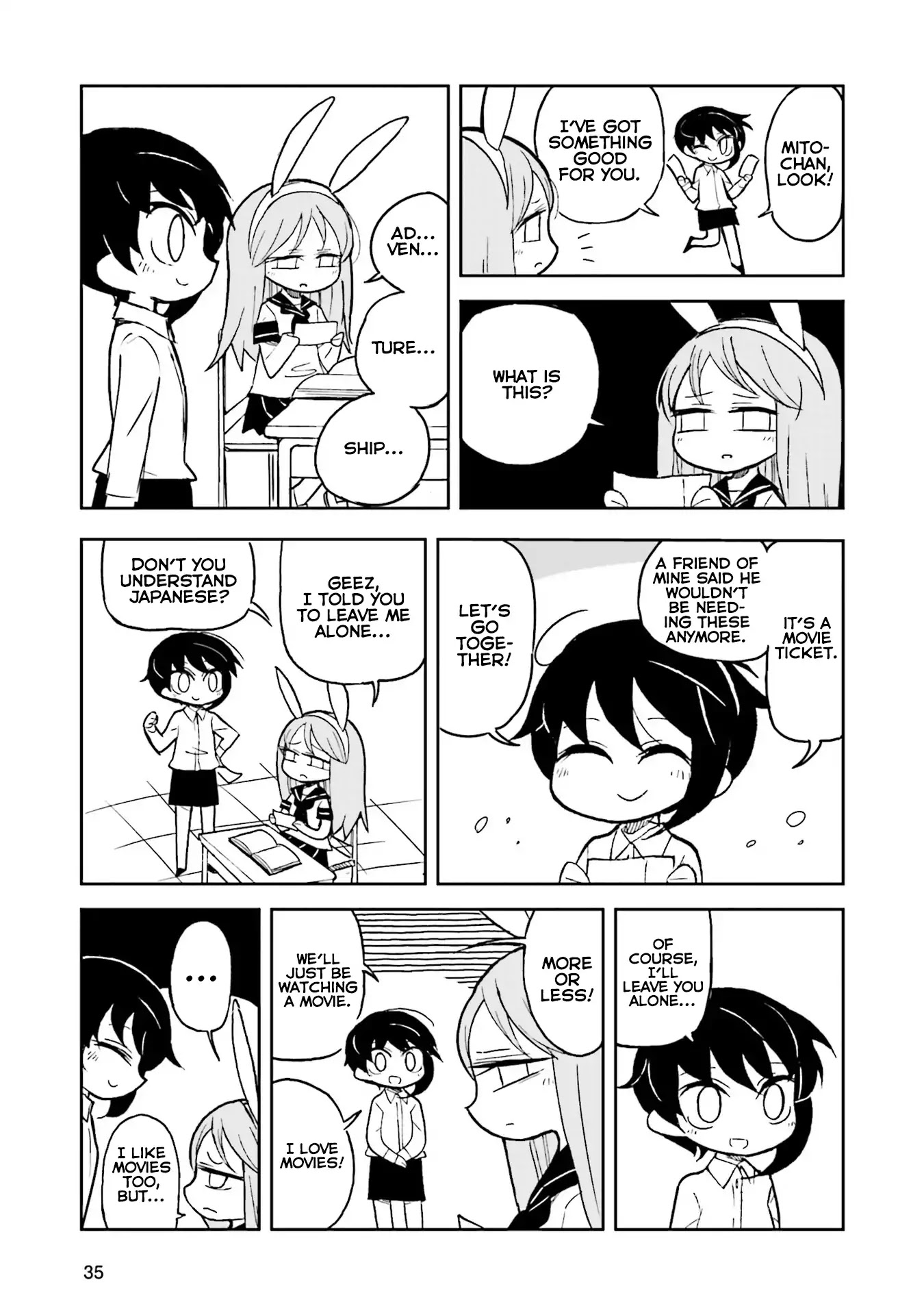 Kraunessa the Black Stagne Chapter 5 page 37 - Chapter 5: Mito Kusahara Arc, First Half