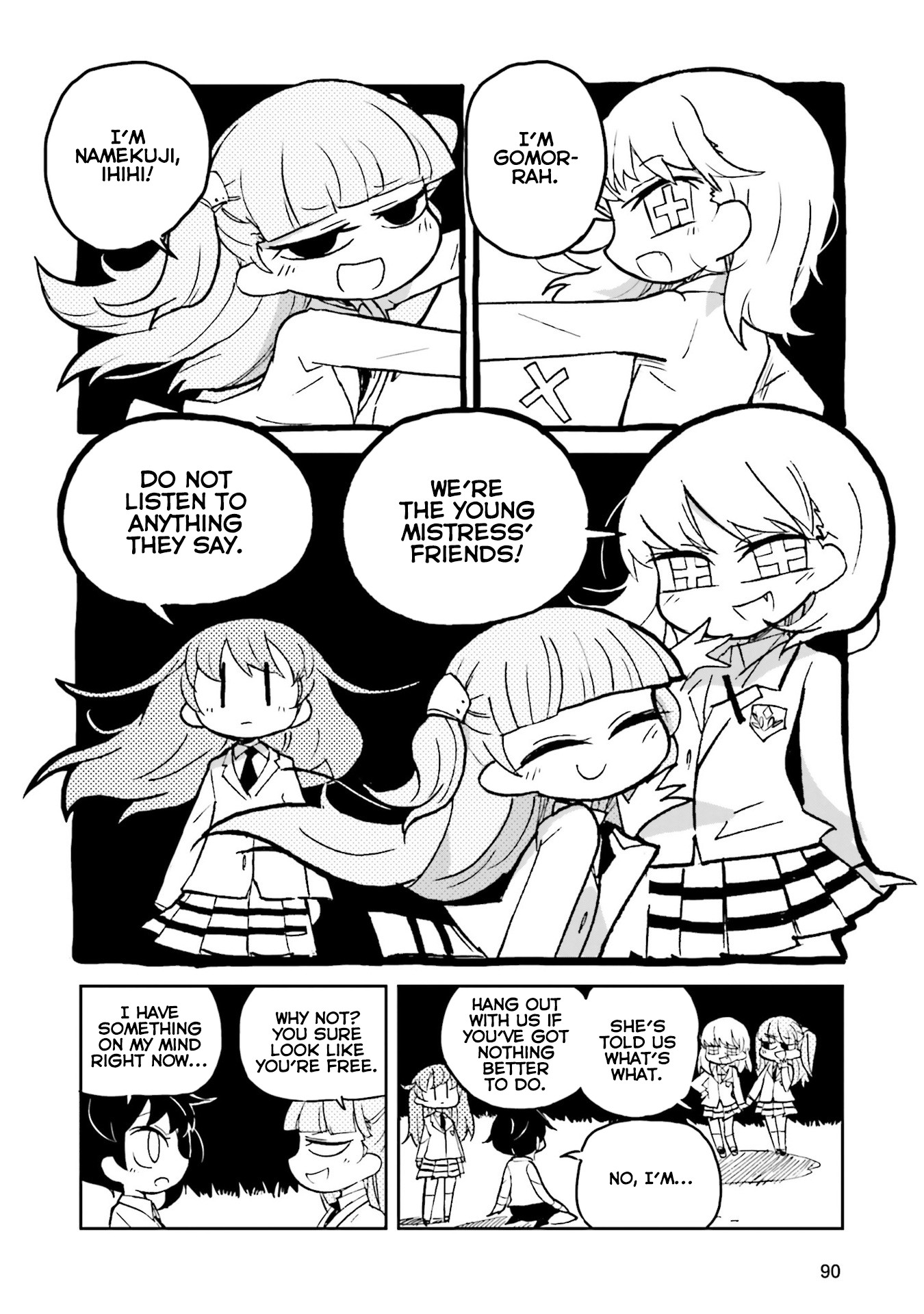 Kraunessa the Black Stagne Chapter 7 page 2 - Chapter 7: Gomorrah & Namekuji Arc, First Half