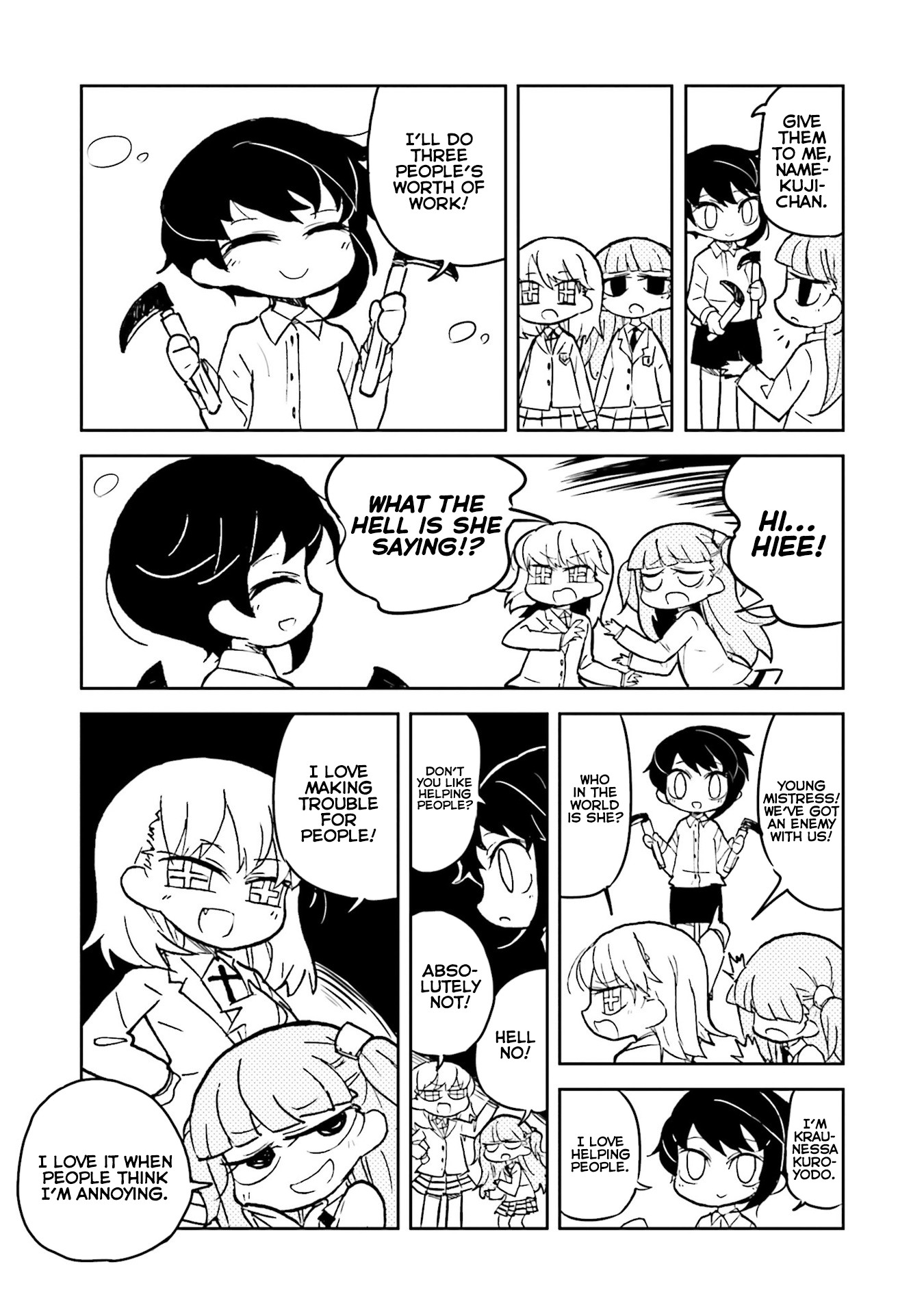 Kraunessa the Black Stagne Chapter 7 page 9 - Chapter 7: Gomorrah & Namekuji Arc, First Half