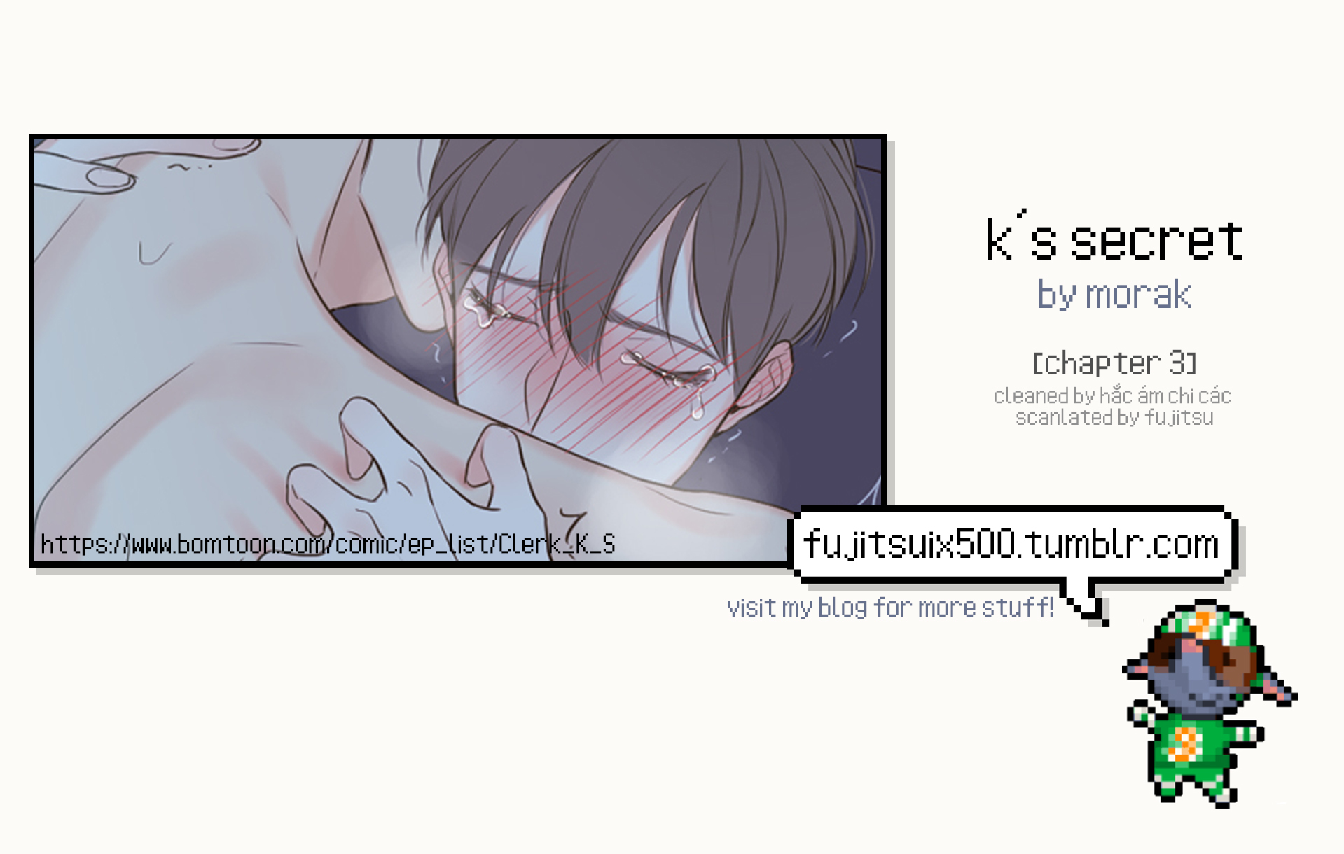 K's Secret Chapter 3 page 1 - Chapter 3