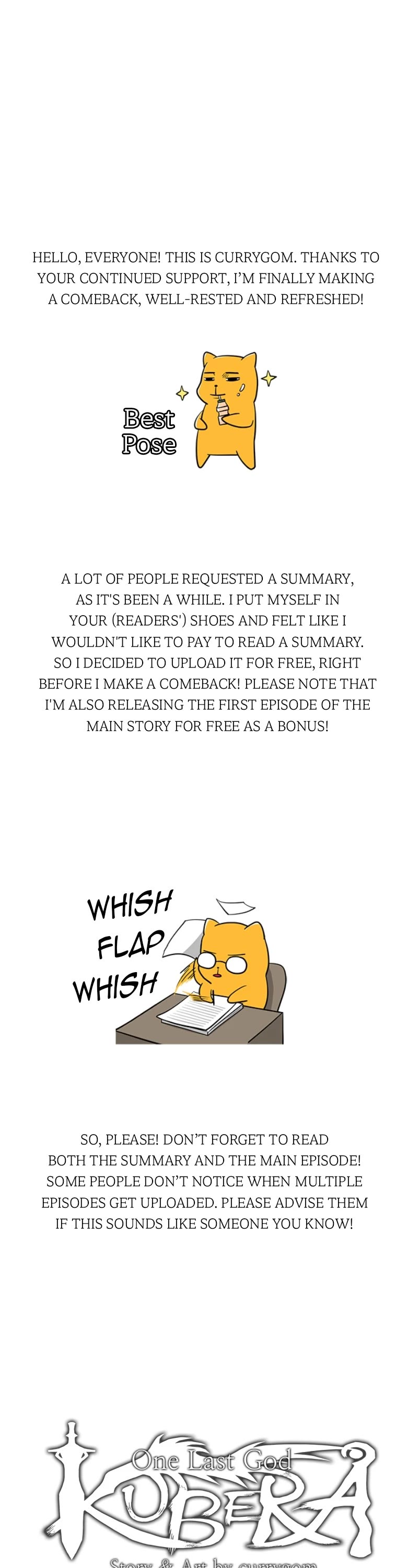 Kubera Chapter 613 page 1 - Chapter 613: 14th Anniversary Story Summary