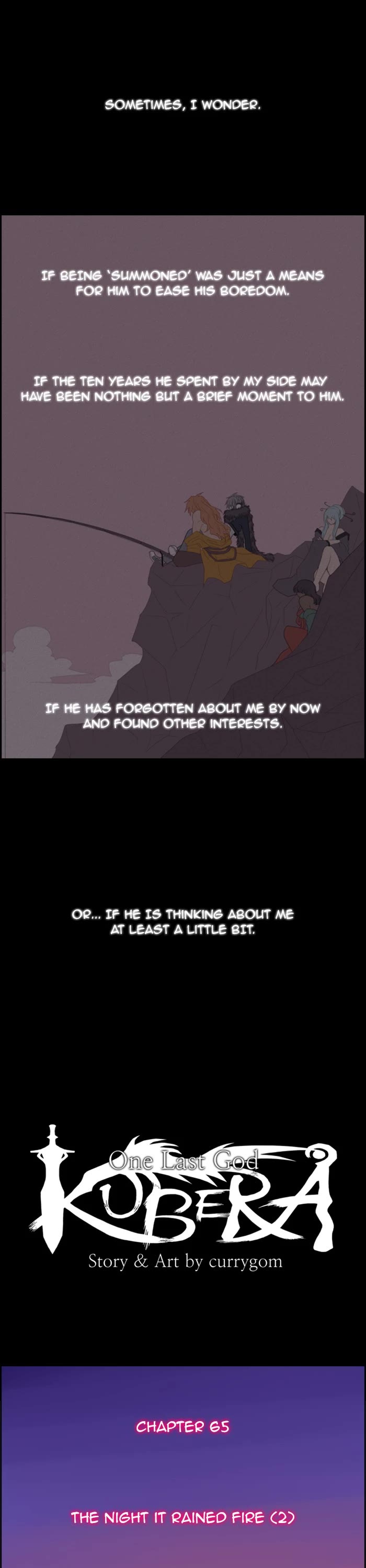 Kubera Chapter 65 page 1 - Chapter 65: Ep. 65 - The Night It Rained Fire (2)