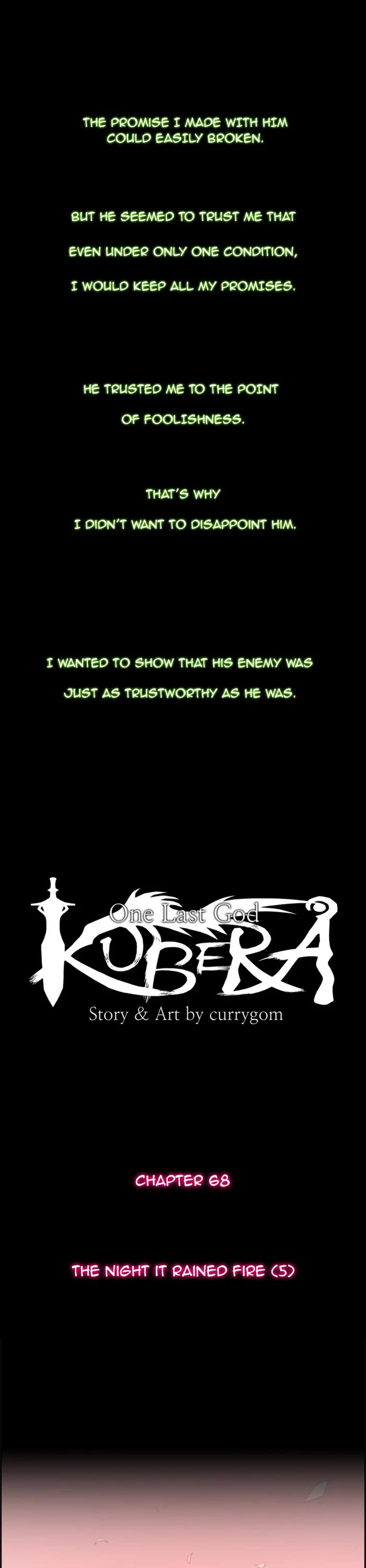 Kubera Chapter 68 page 1 - Chapter 68: Ep. 68 - The Night It Rained Fire (5)