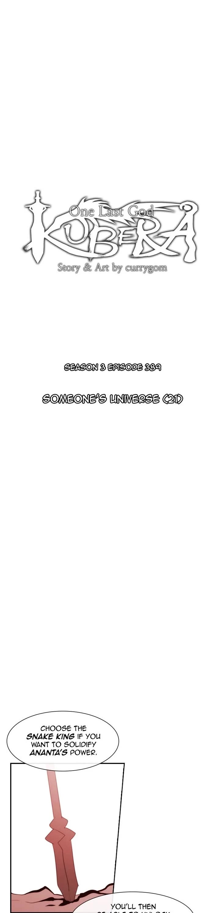 Kubera Chapter 688 page 5 - Chapter 688: [Season 3] Ep. 389 - Someone's Universe (21)