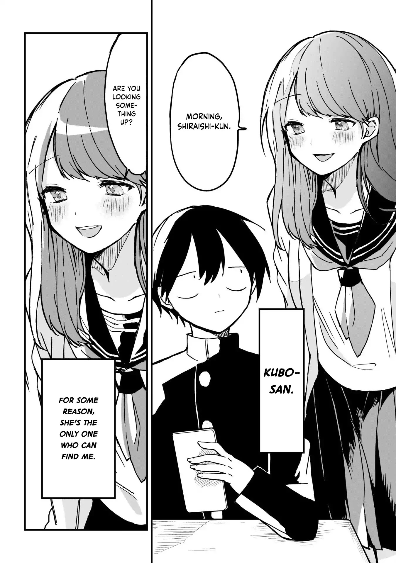 Kubo-san Doesn't Leave Me Be (a Mob) Chapter 1 page 6 - Chapter 1: Heroine Girl and Background Boy