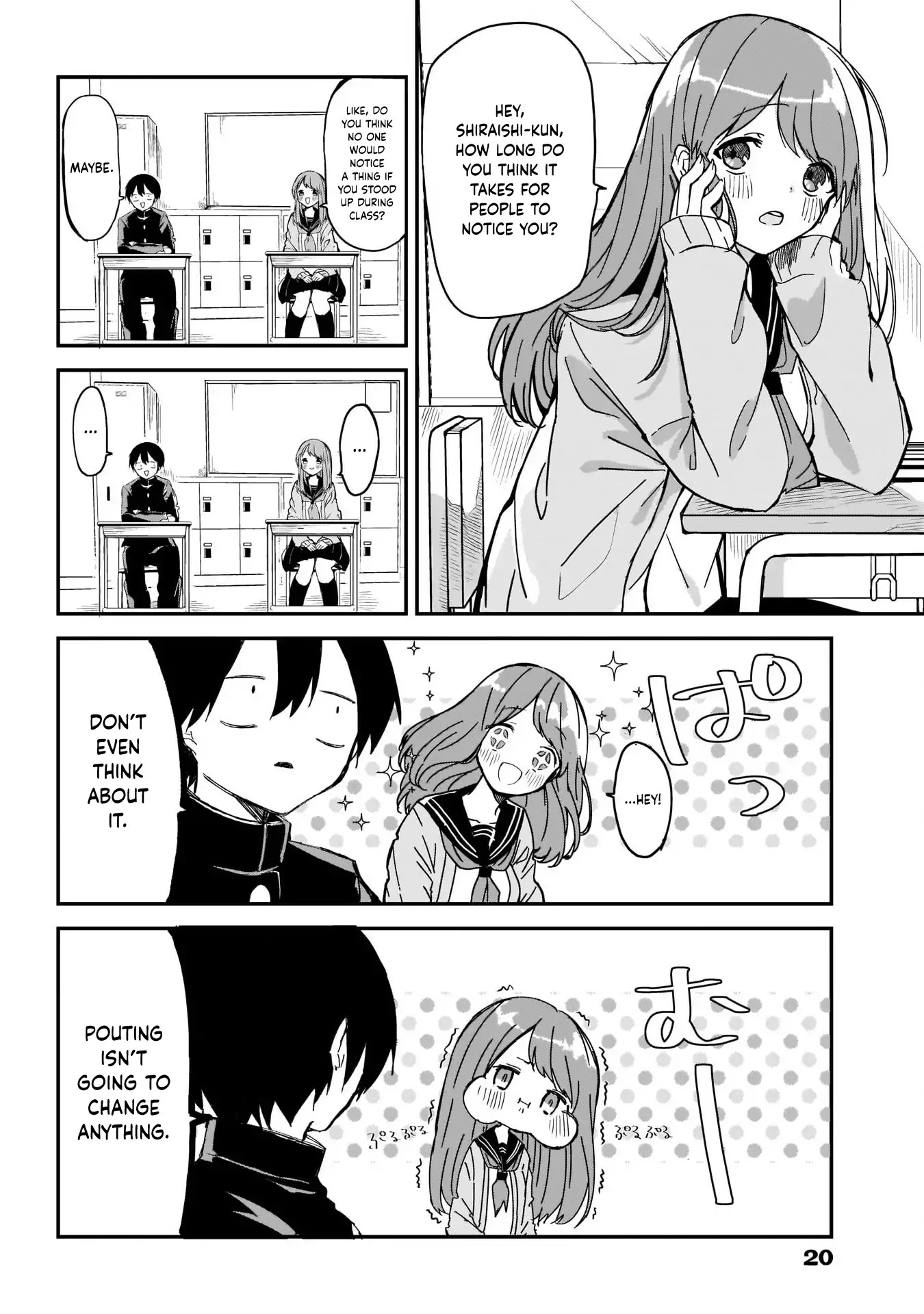 Kubo-san Doesn't Leave Me Be (a Mob) Chapter 1 page 8 - Chapter 1: Heroine Girl and Background Boy