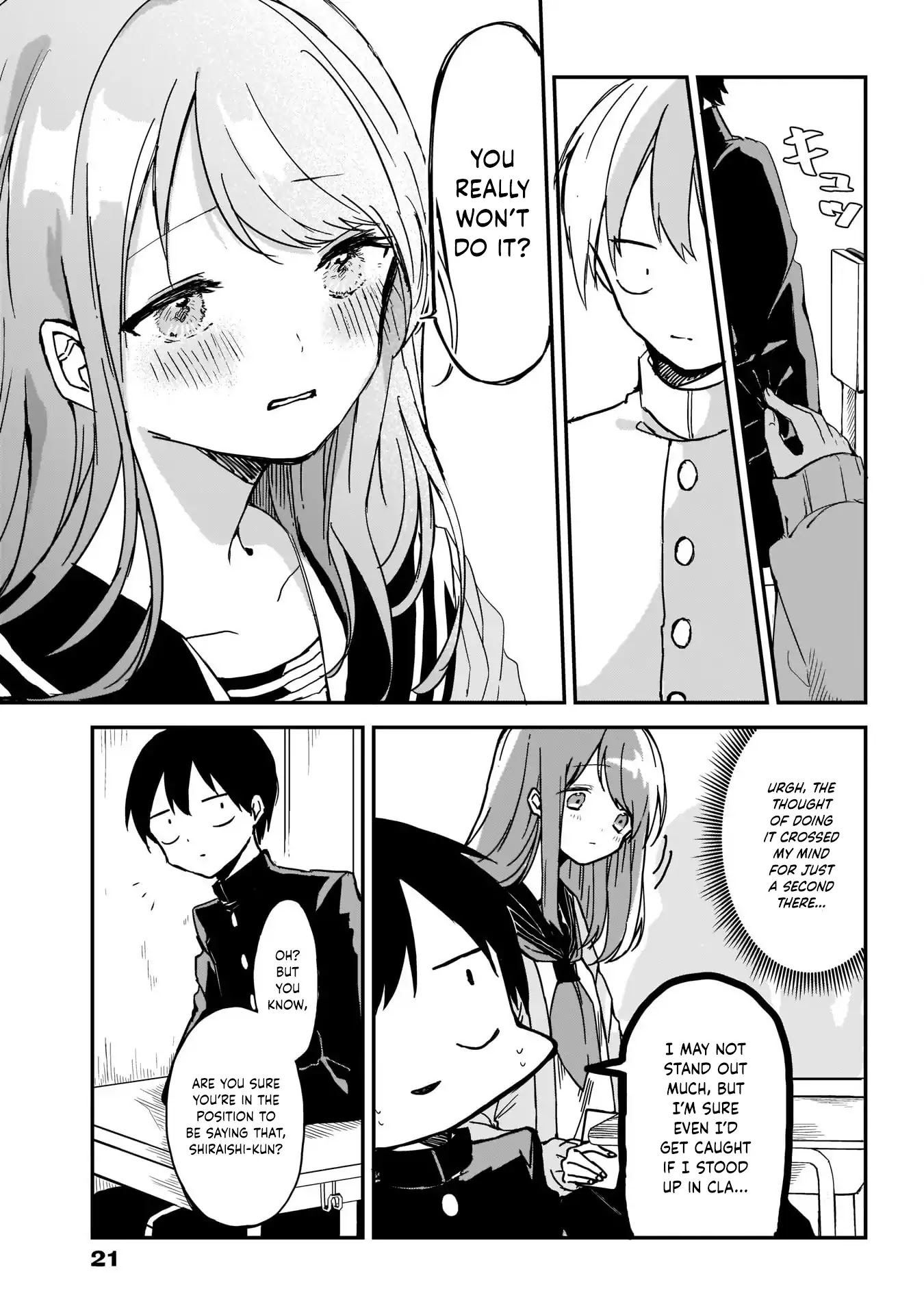 Kubo-san Doesn't Leave Me Be (a Mob) Chapter 1 page 9 - Chapter 1: Heroine Girl and Background Boy