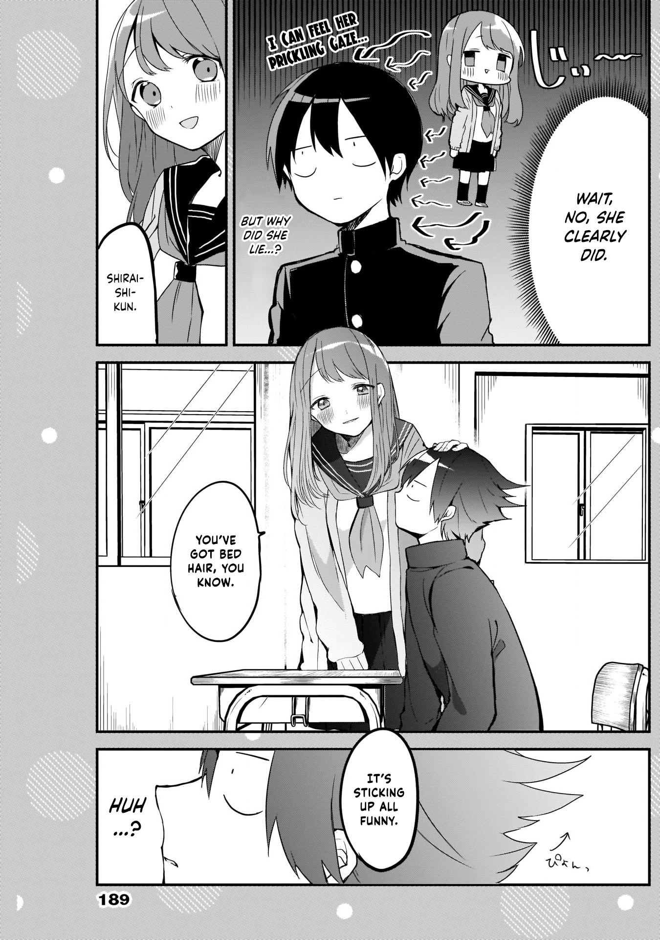 Kubo-san Doesn't Leave Me Be (a Mob) Chapter 10.5 page 3 - Chapter 10.5: Bed Hair