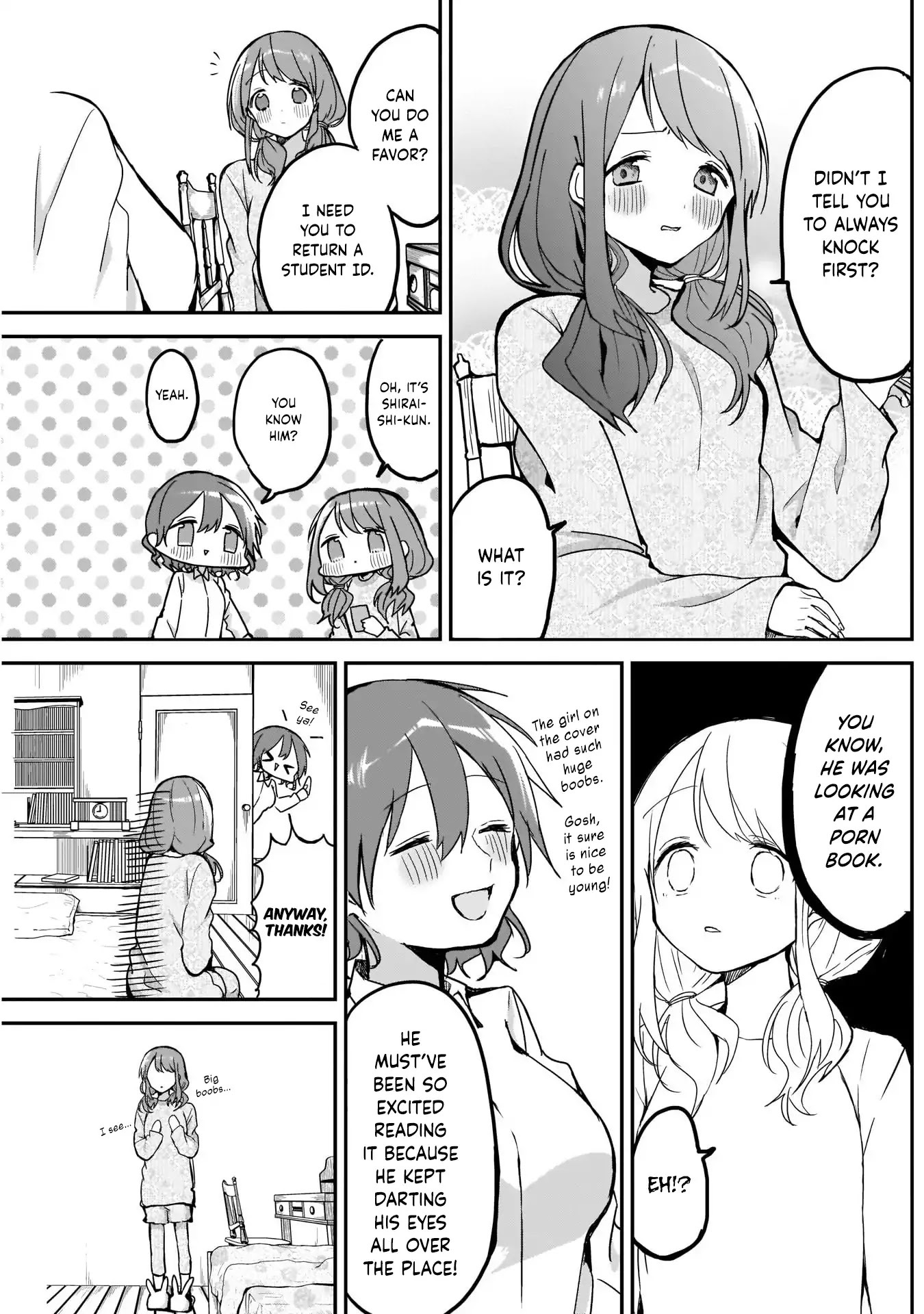 Kubo-san Doesn't Leave Me Be (a Mob) Chapter 10 page 11 - Chapter 10: Bookstore and Breasts
