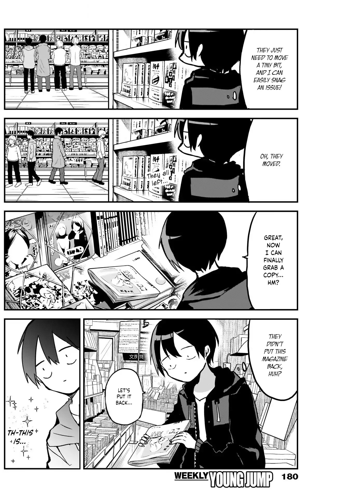 Kubo-san Doesn't Leave Me Be (a Mob) Chapter 10 page 4 - Chapter 10: Bookstore and Breasts