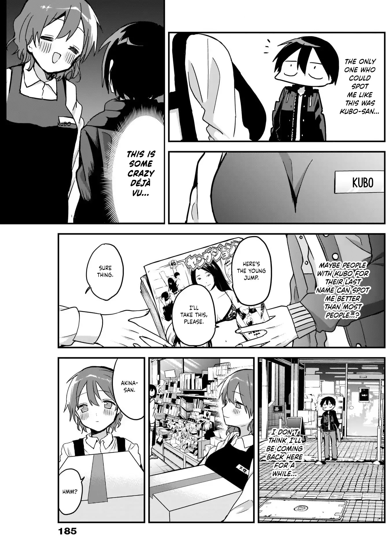 Kubo-san Doesn't Leave Me Be (a Mob) Chapter 10 page 9 - Chapter 10: Bookstore and Breasts