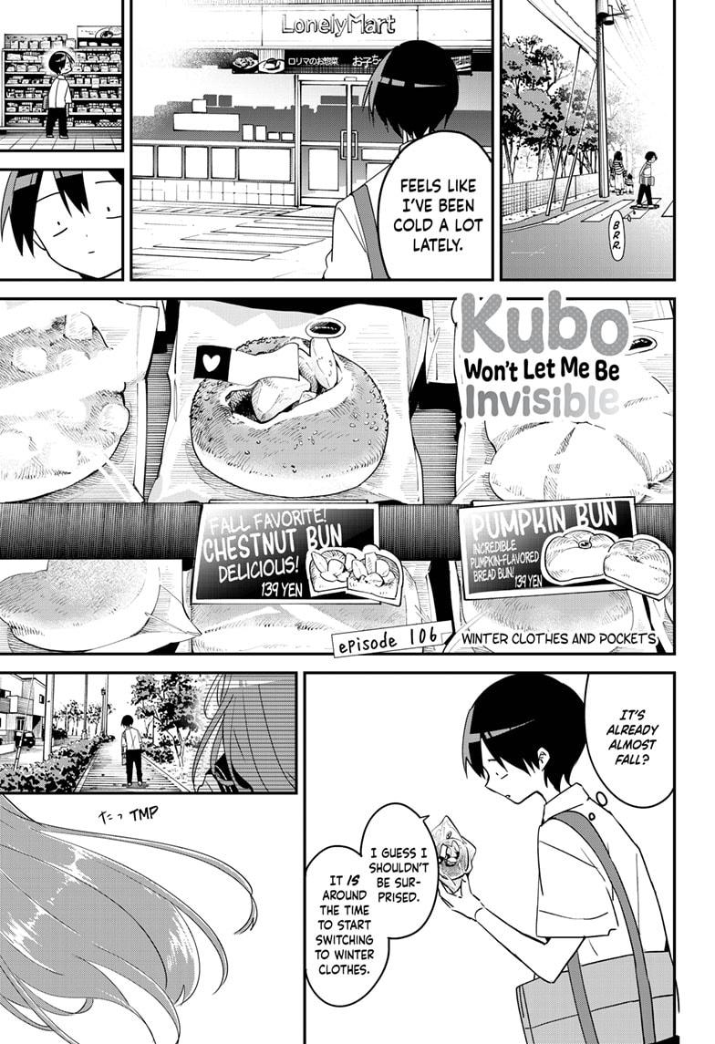 Kubo-san Doesn't Leave Me Be (a Mob) Chapter 106 page 1 - Chapter 106
