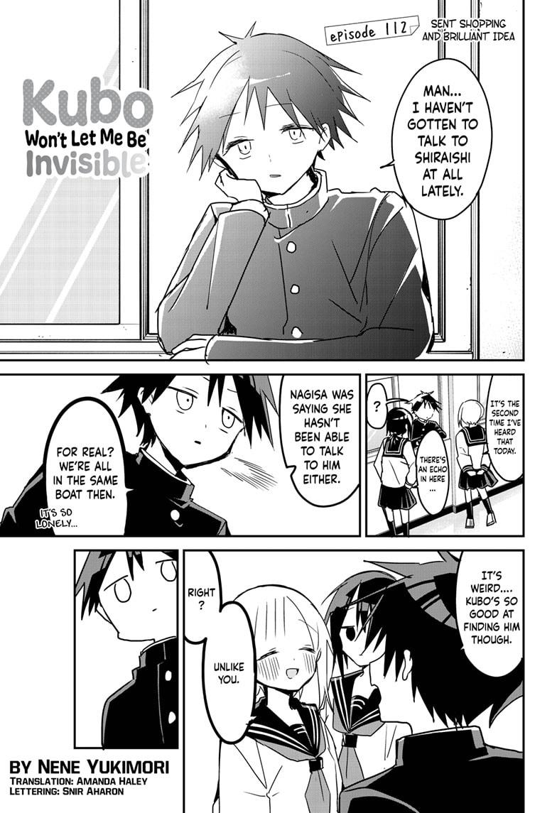 Kubo-san Doesn't Leave Me Be (a Mob) Chapter 112 page 1 - Chapter 112