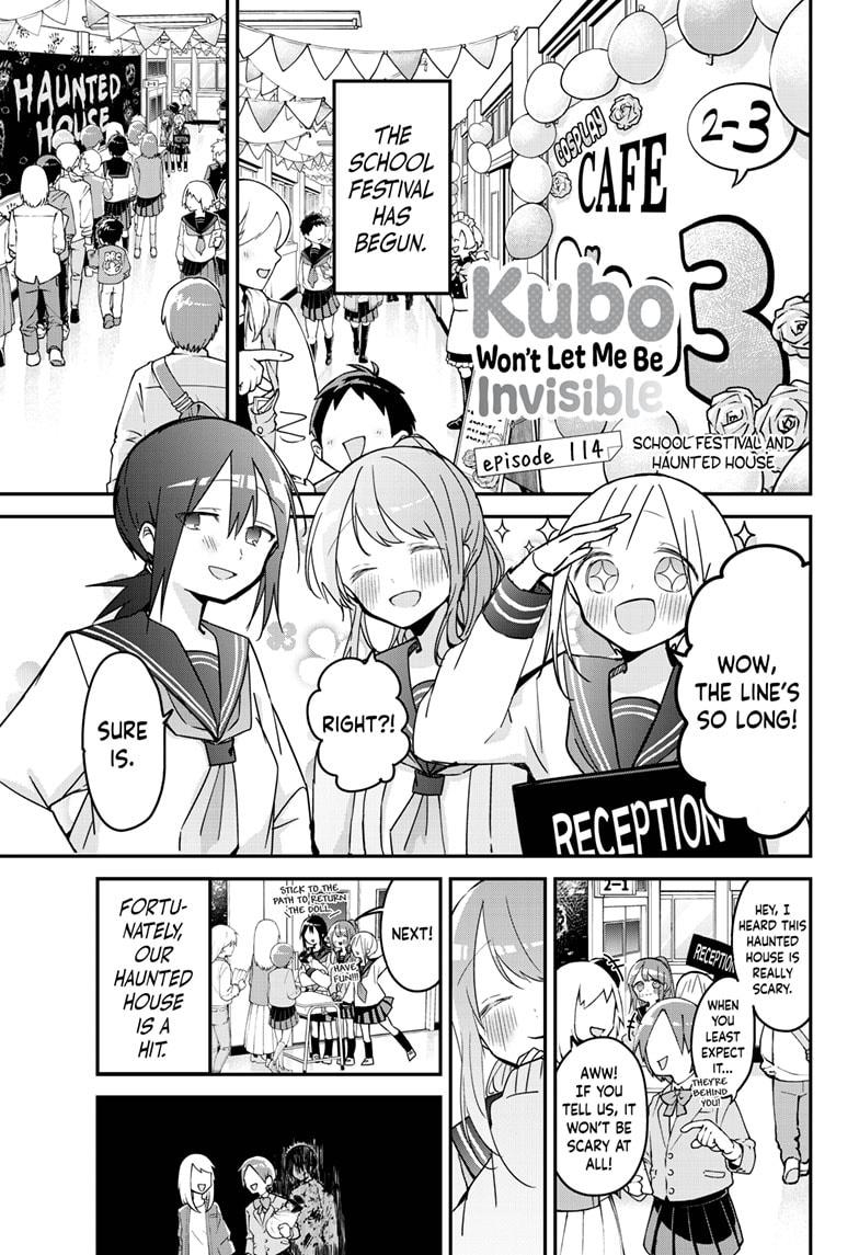 Kubo-san Doesn't Leave Me Be (a Mob) Chapter 114 page 1 - Chapter 114