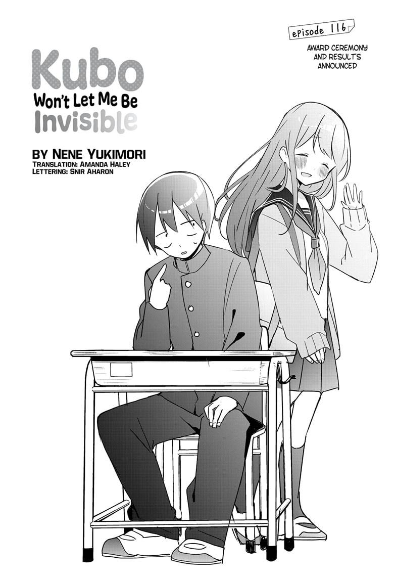 Kubo-san Doesn't Leave Me Be (a Mob) Chapter 116 page 1 - Chapter 116