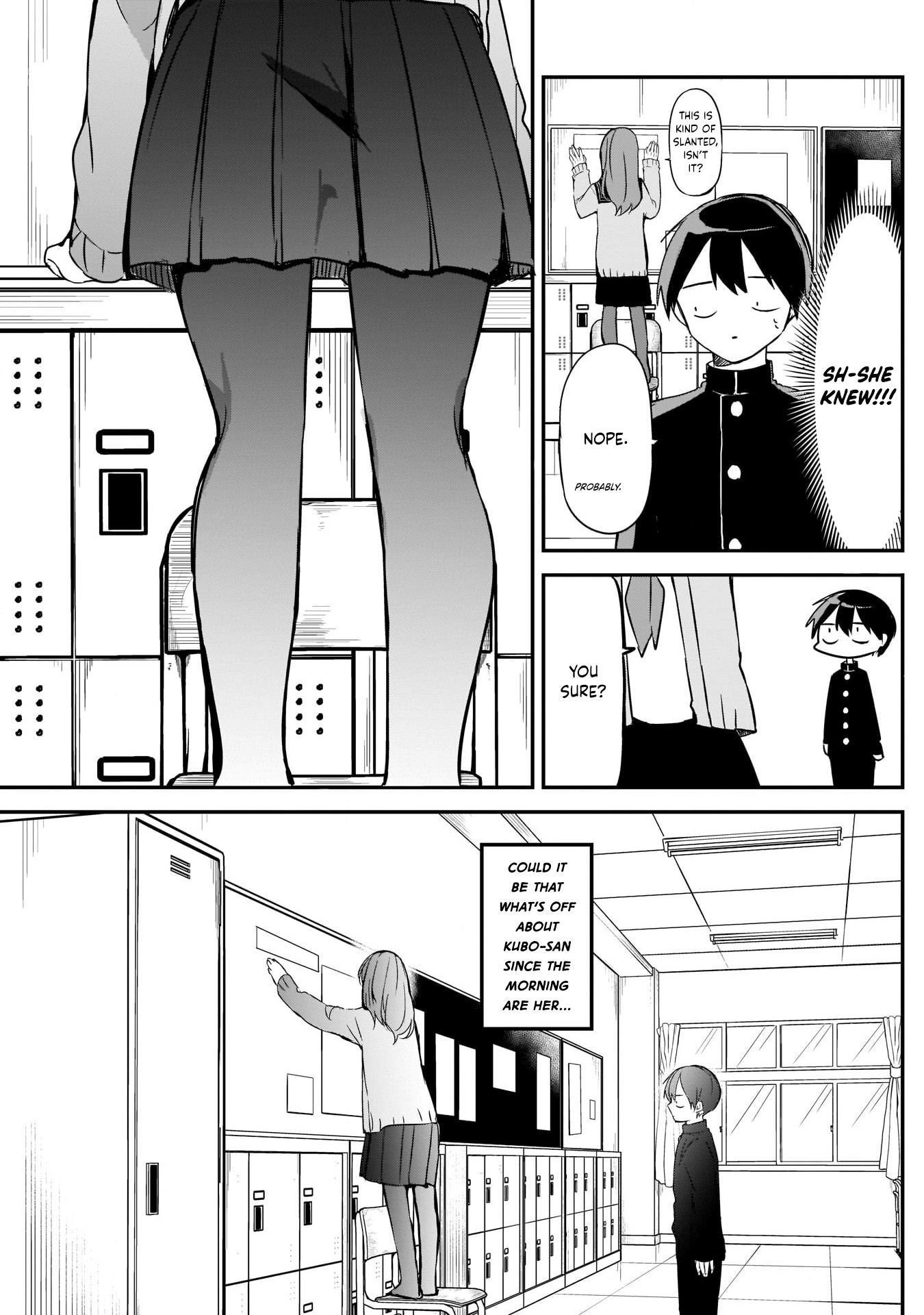 Kubo-san Doesn't Leave Me Be (a Mob) Chapter 12 page 7 - Chapter 12: Socks and Strangeness