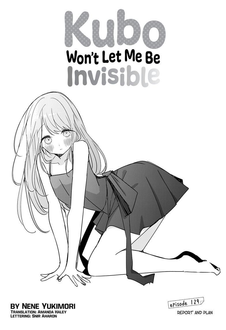 Kubo-san Doesn't Leave Me Be (a Mob) Chapter 129 page 1 - Chapter 129
