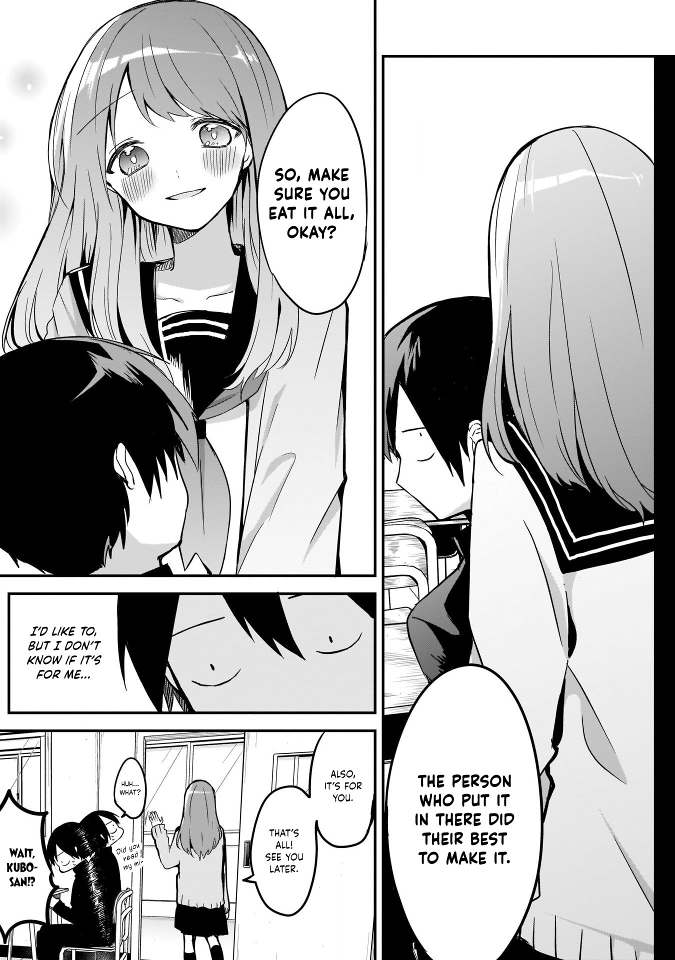 Kubo-san Doesn't Leave Me Be (a Mob) Chapter 13 page 10 - Chapter 13: A Red Heart and the Sender