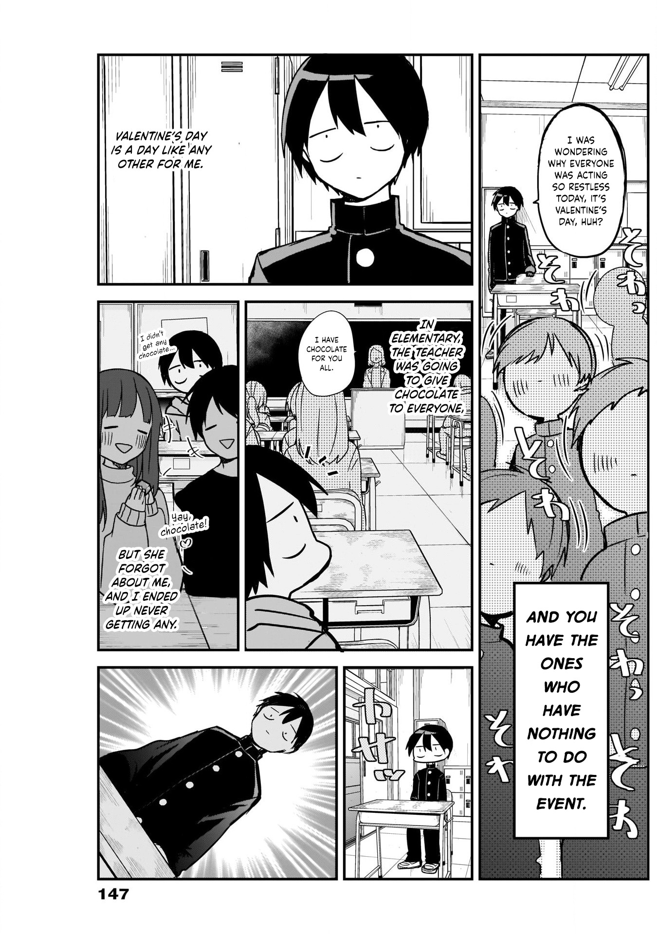 Kubo-san Doesn't Leave Me Be (a Mob) Chapter 13 page 3 - Chapter 13: A Red Heart and the Sender