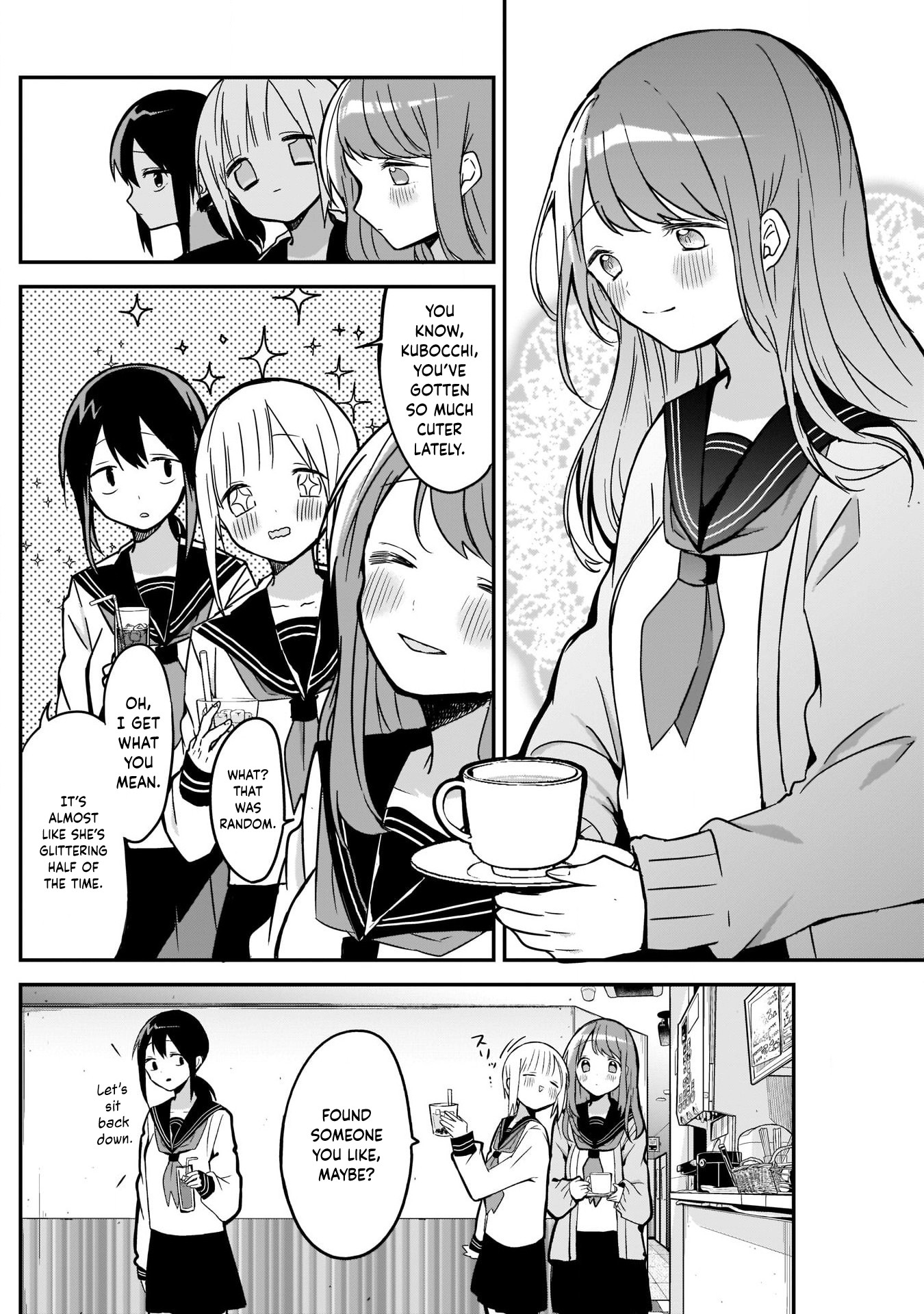 Kubo-san Doesn't Leave Me Be (a Mob) Chapter 15 page 2 - Chapter 15: Girl Talk and the Desire to Monopolize