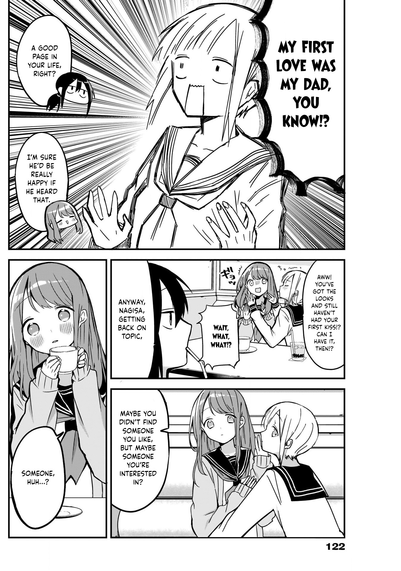 Kubo-san Doesn't Leave Me Be (a Mob) Chapter 15 page 4 - Chapter 15: Girl Talk and the Desire to Monopolize