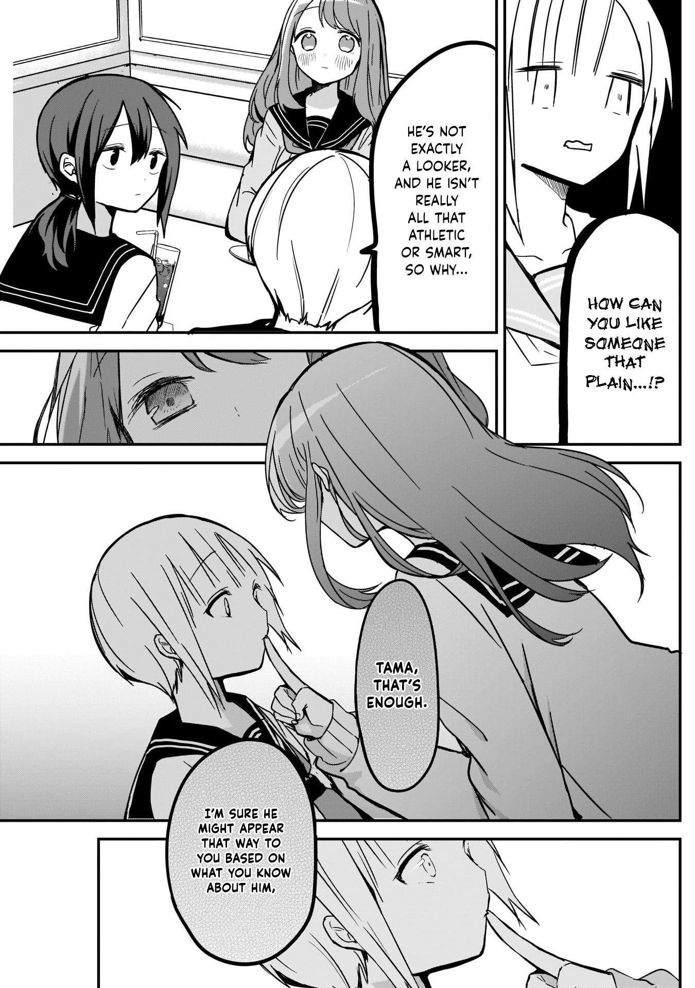 Kubo-san Doesn't Leave Me Be (a Mob) Chapter 15 page 7 - Chapter 15: Girl Talk and the Desire to Monopolize
