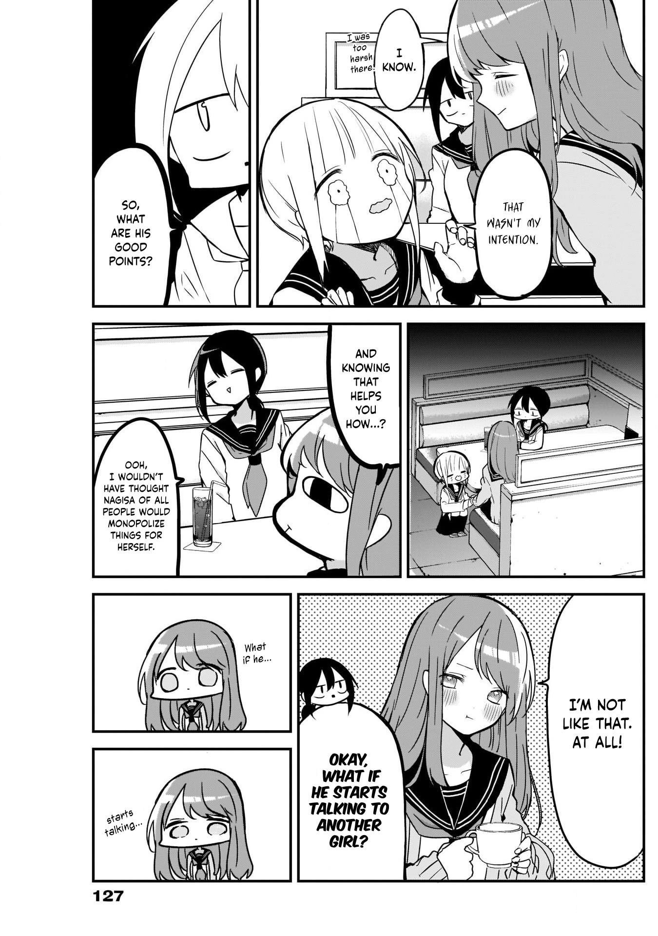 Kubo-san Doesn't Leave Me Be (a Mob) Chapter 15 page 9 - Chapter 15: Girl Talk and the Desire to Monopolize