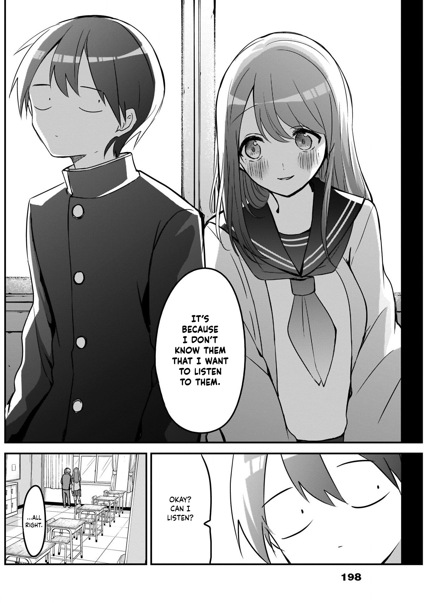 Kubo-san Doesn't Leave Me Be (a Mob) Chapter 17 page 12 - Chapter 17: An Early Morning and An Earphone Jack