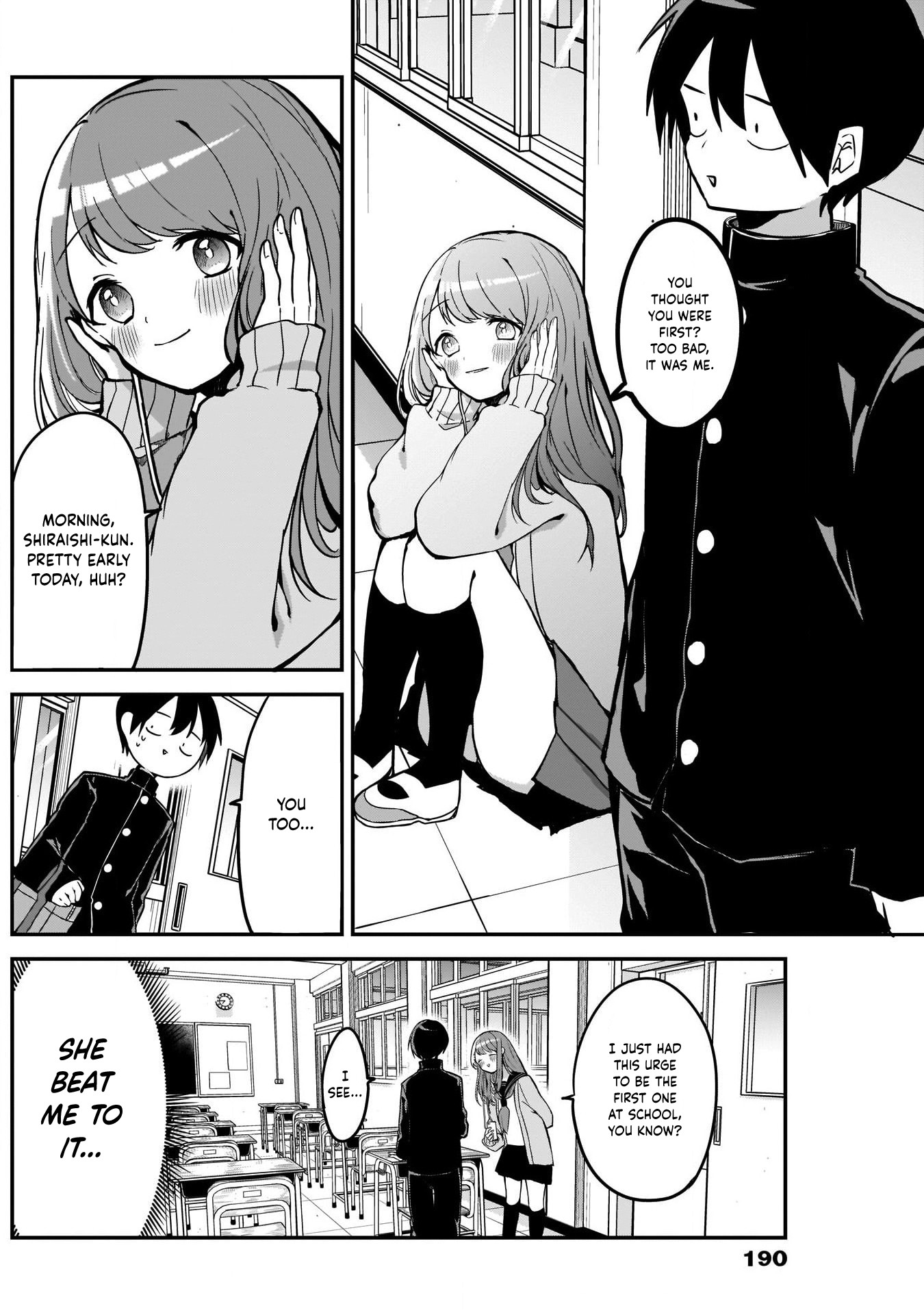 Kubo-san Doesn't Leave Me Be (a Mob) Chapter 17 page 4 - Chapter 17: An Early Morning and An Earphone Jack