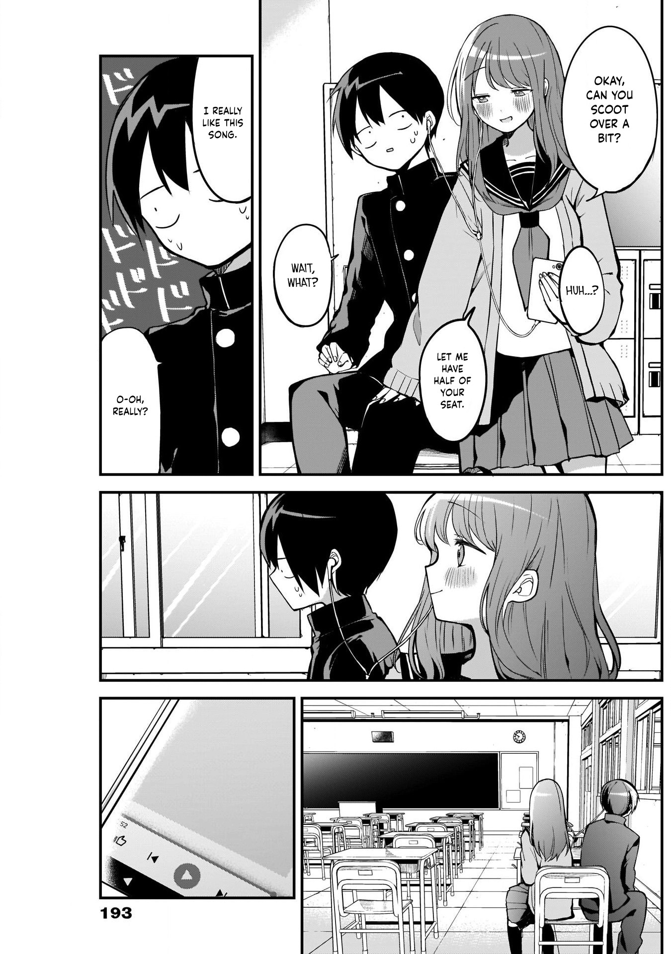 Kubo-san Doesn't Leave Me Be (a Mob) Chapter 17 page 7 - Chapter 17: An Early Morning and An Earphone Jack