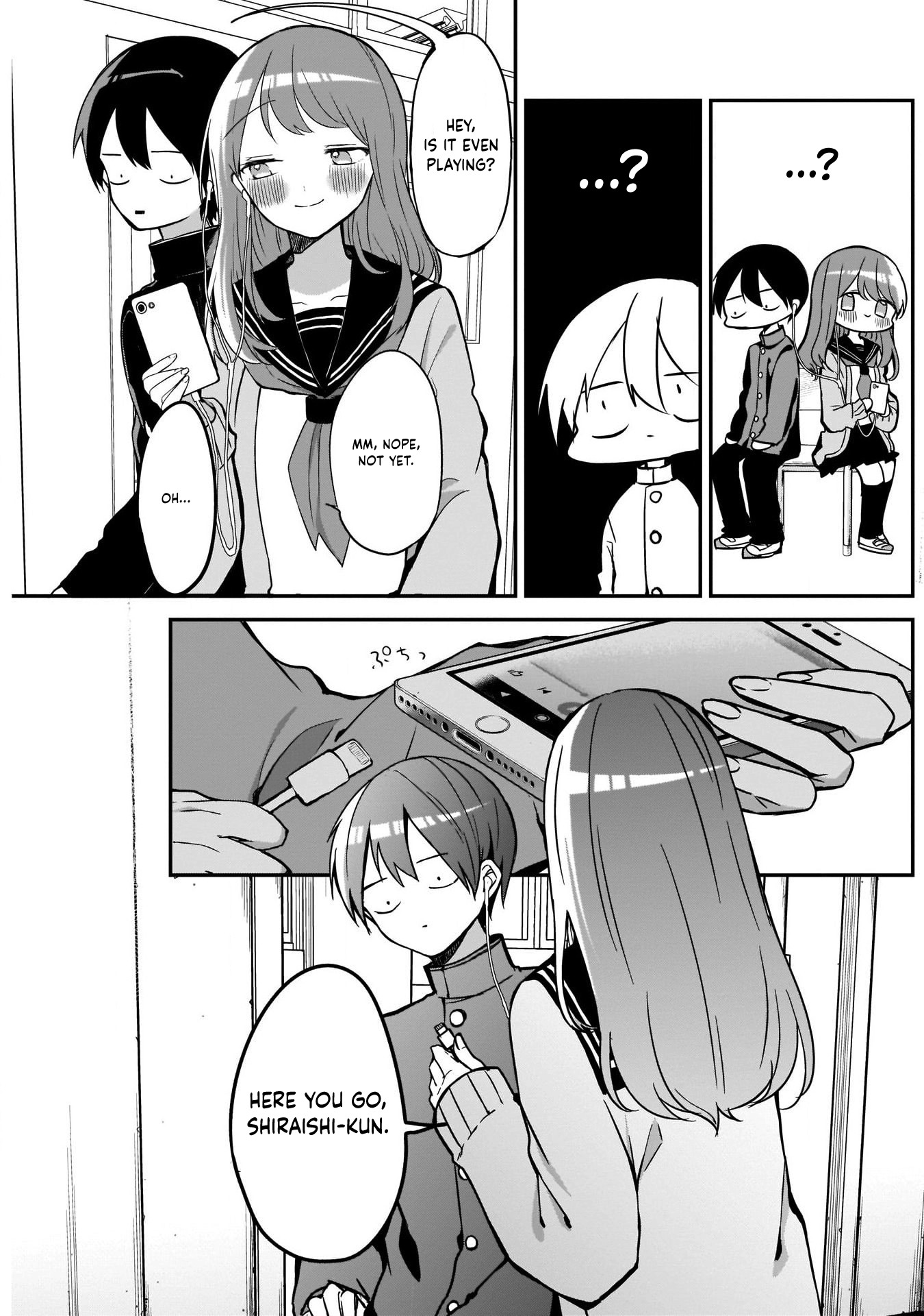 Kubo-san Doesn't Leave Me Be (a Mob) Chapter 17 page 9 - Chapter 17: An Early Morning and An Earphone Jack