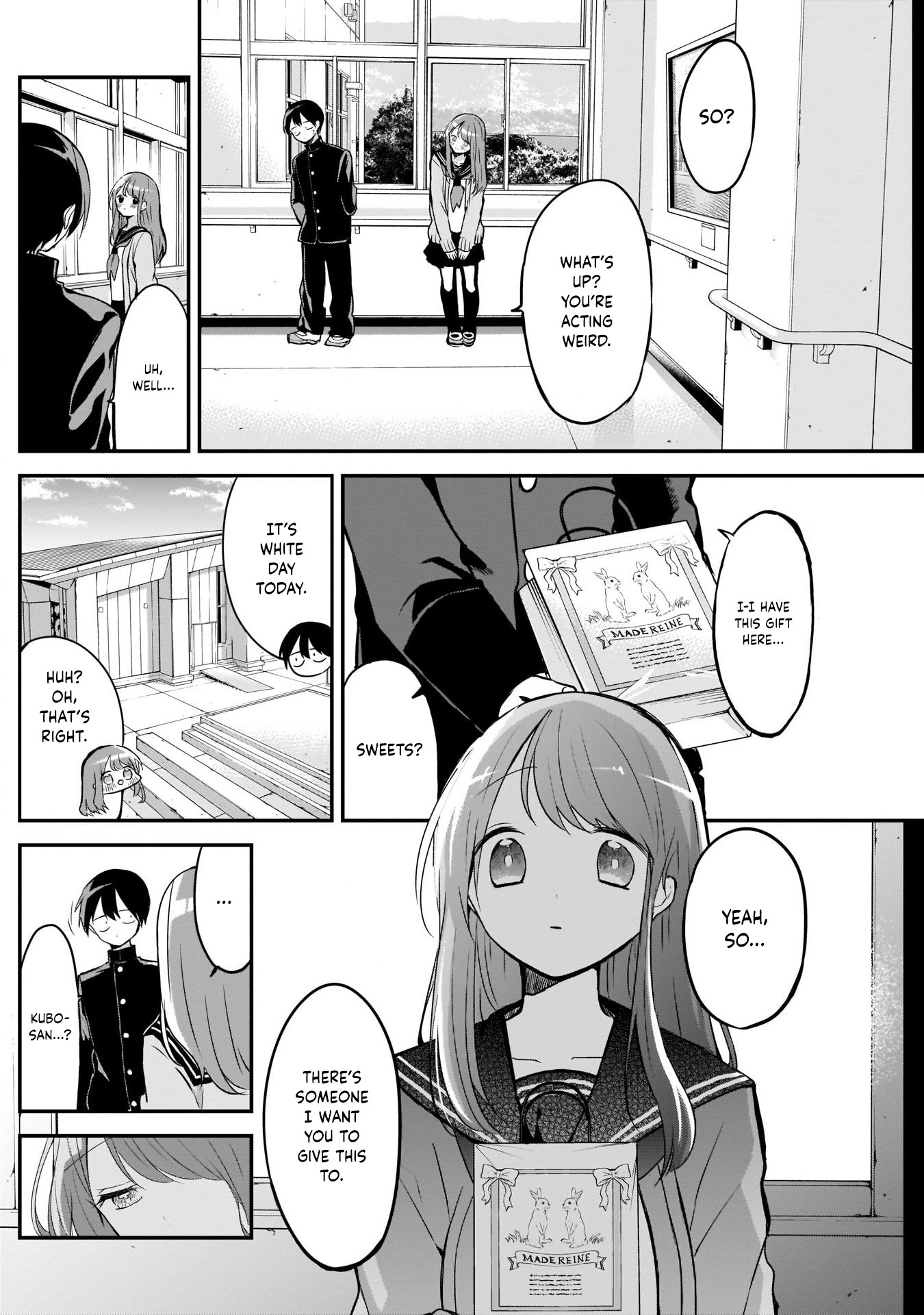 Kubo-san Doesn't Leave Me Be (a Mob) Chapter 18 page 4 - Chapter 18: White Day and the Destination of One's Feelings