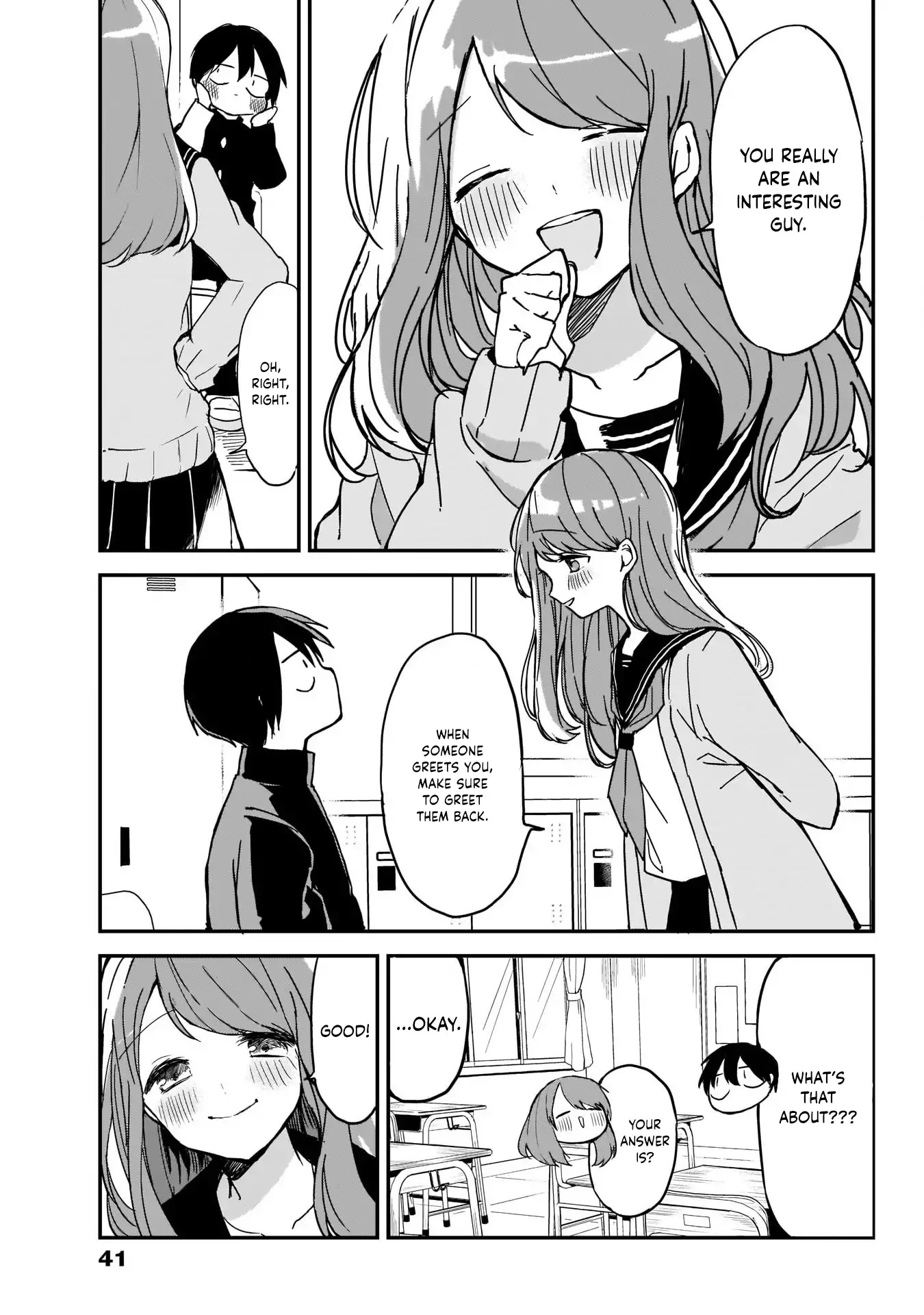 Kubo-san Doesn't Leave Me Be (a Mob) Chapter 2 page 11 - Chapter 2: A Bad Temper and the Top of a Lap