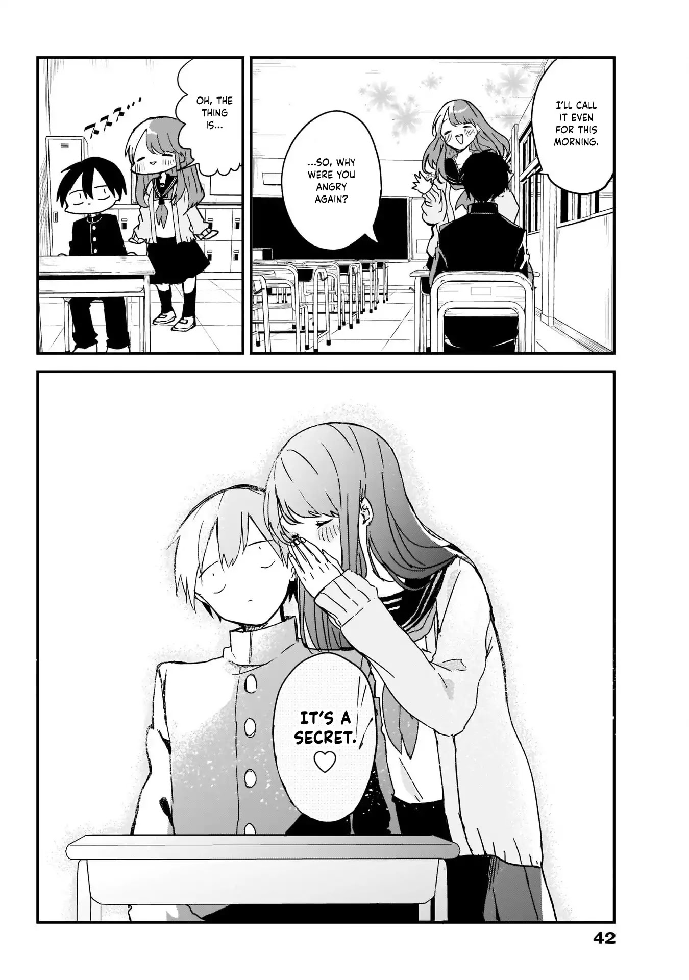Kubo-san Doesn't Leave Me Be (a Mob) Chapter 2 page 12 - Chapter 2: A Bad Temper and the Top of a Lap