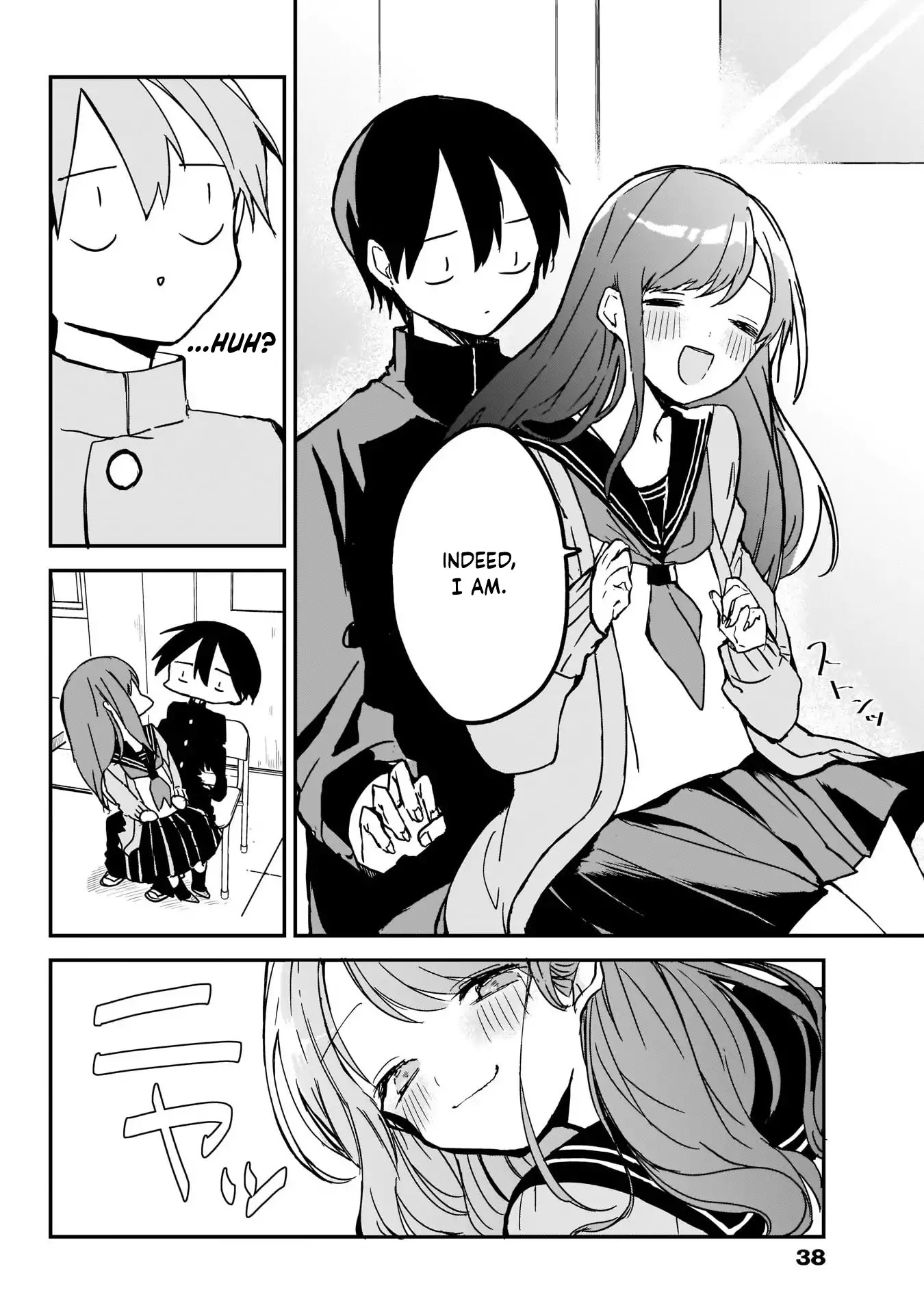 Kubo-san Doesn't Leave Me Be (a Mob) Chapter 2 page 8 - Chapter 2: A Bad Temper and the Top of a Lap